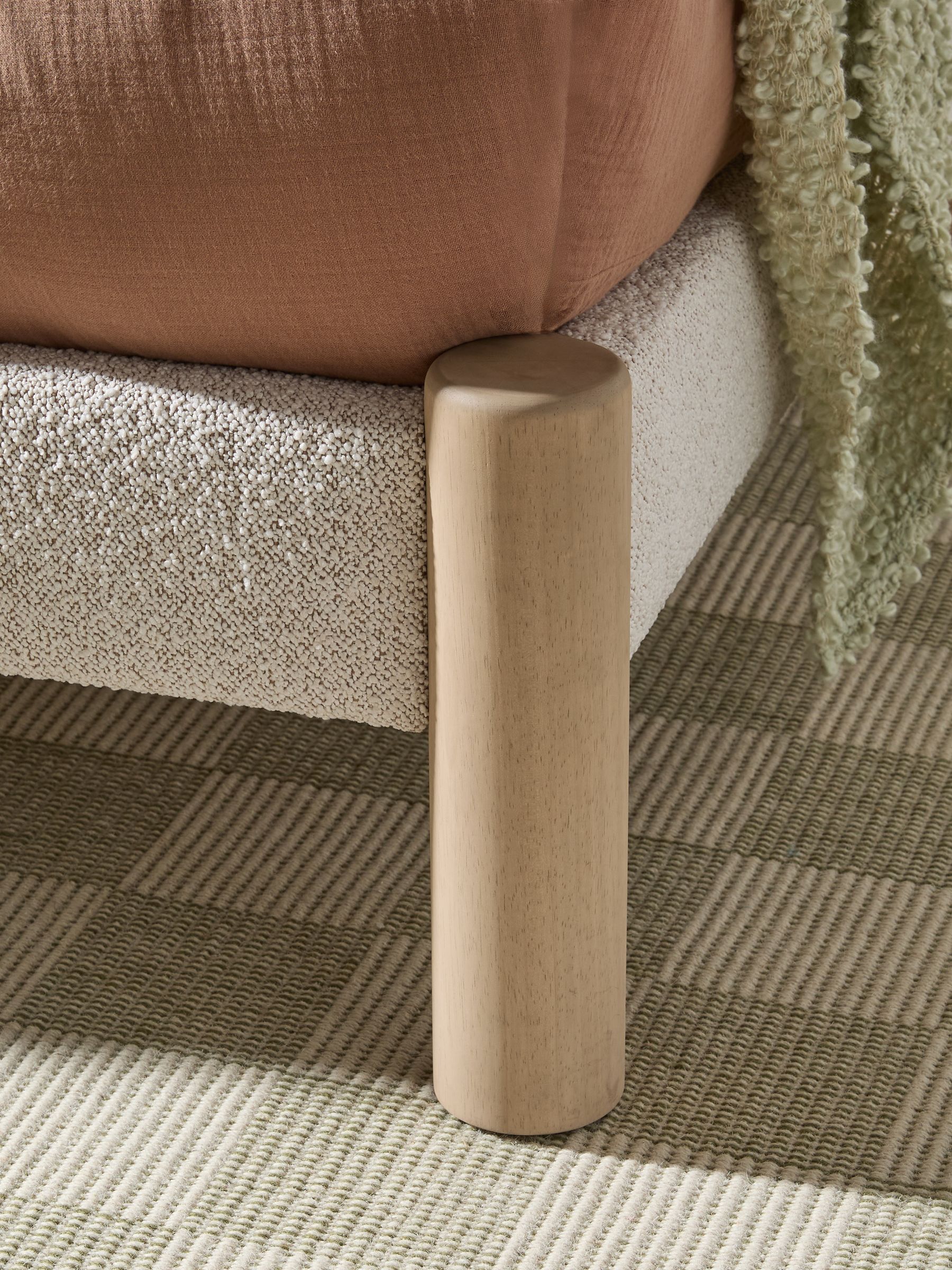 Maxton Bed in Soft Touch Boucle Natural - Image 3 of 5