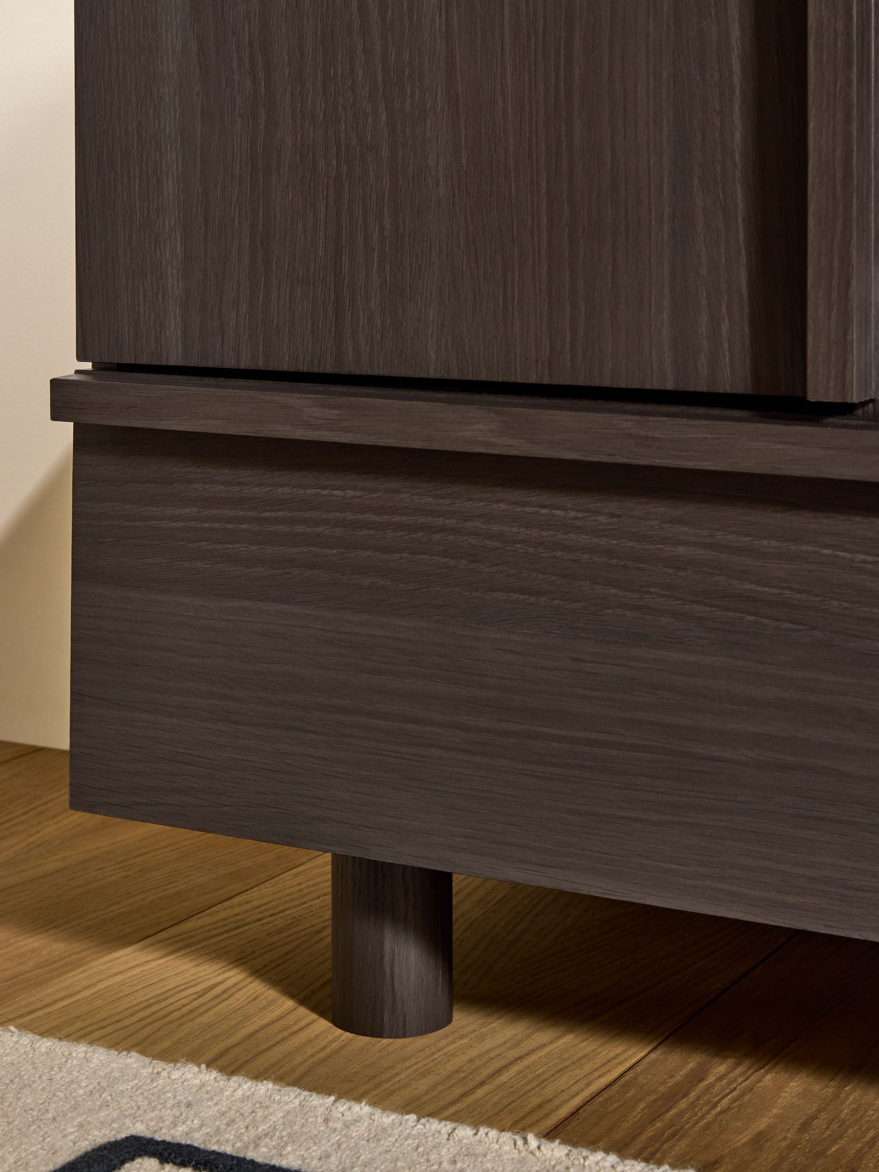 Ascott Up to 50 Inch TV Unit in Dark Wood Effect - Image 4 of 7