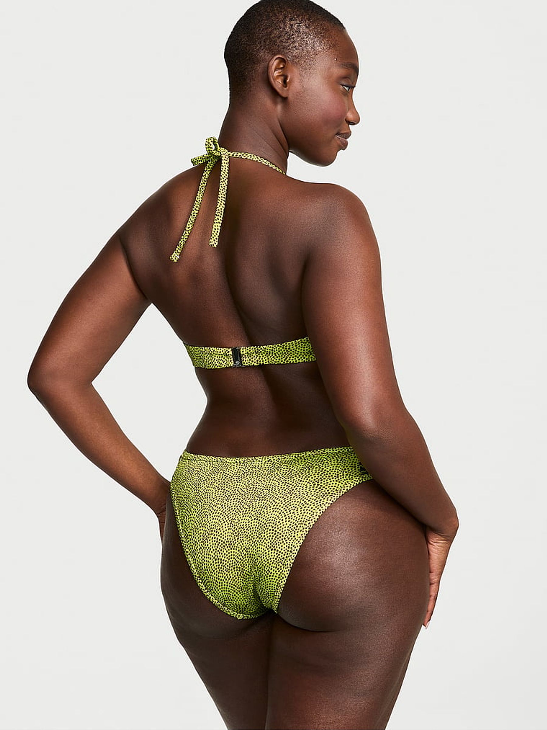 Limelight Green Dots Brazilian Archive Bikini Bottoms - Image 2 of 4