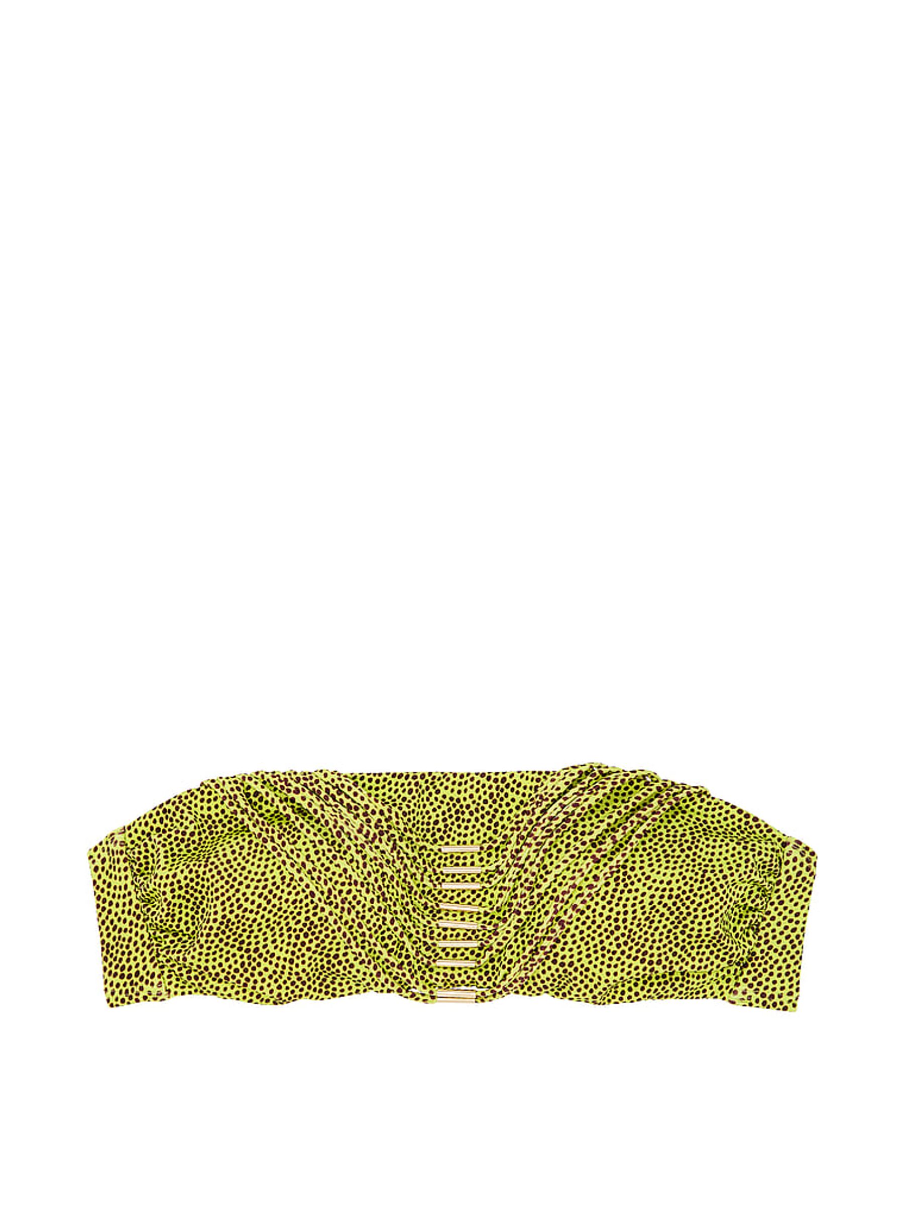 Limelight Green Dots Bandeau Archive Bikini Top - Image 4 of 4
