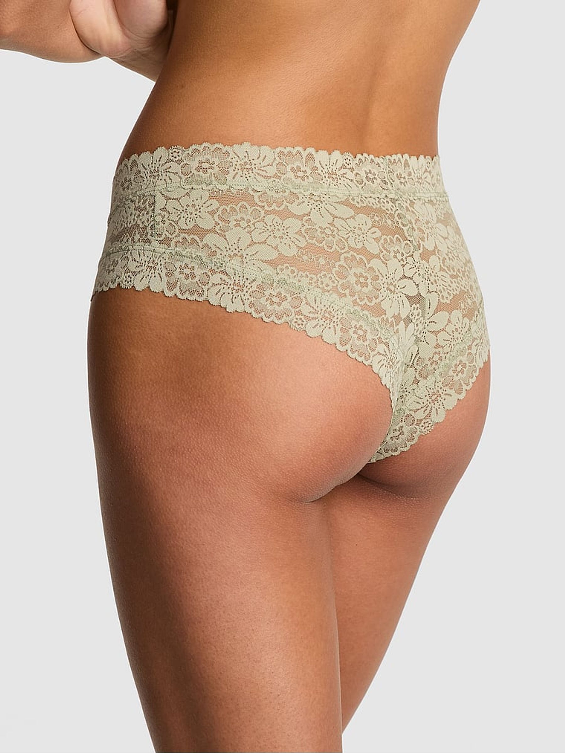 Green Garden Cheeky Floral Lace Knickers - Image 2 of 2