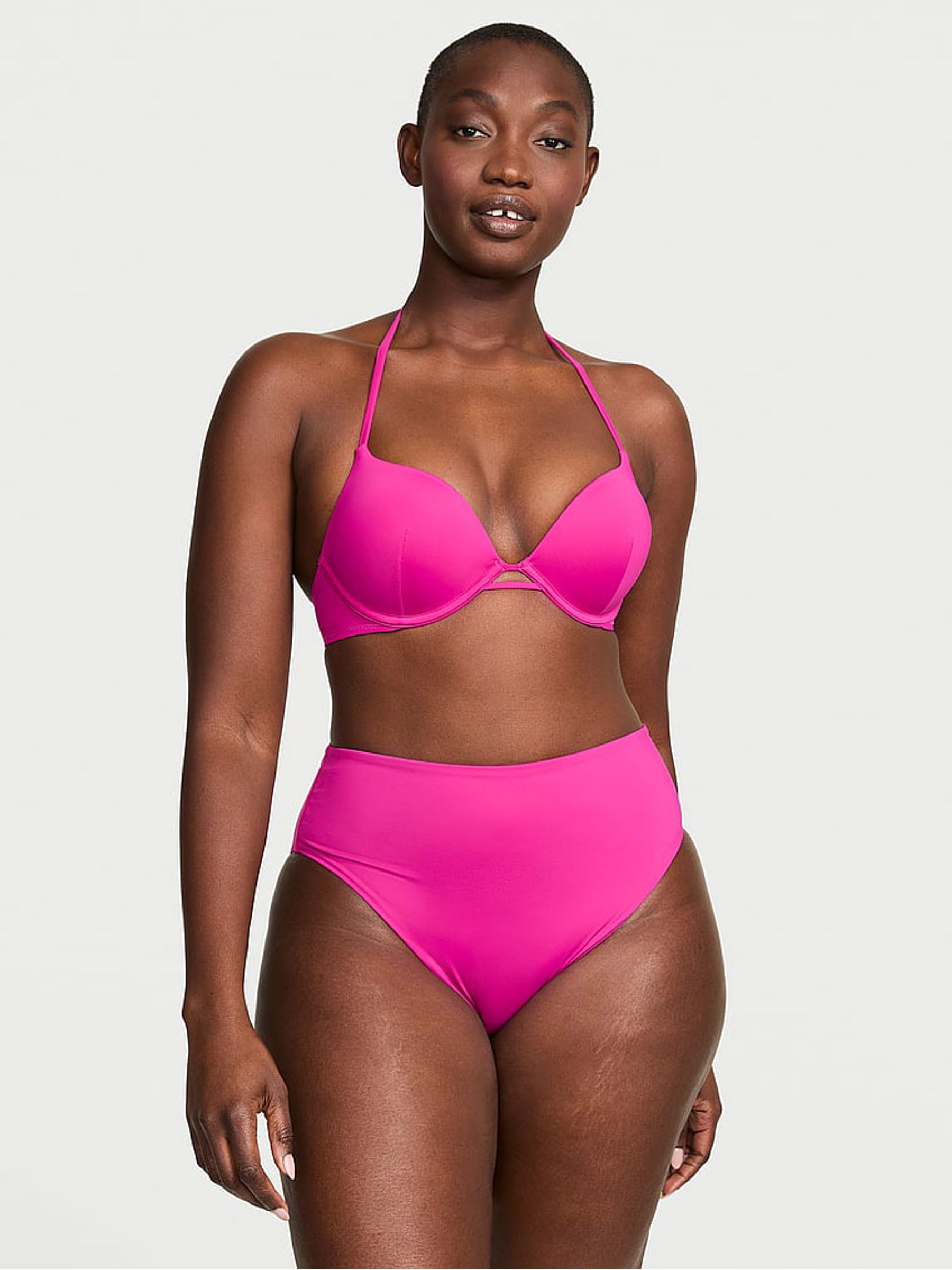 Berry Blush Pink Brief Bikini Bottoms - Image 3 of 3