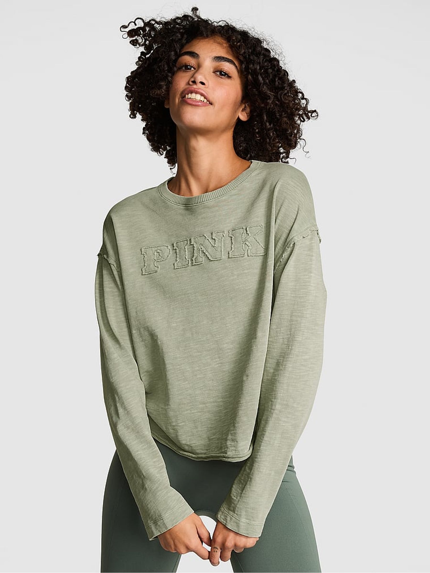 Green Garden Jersey Sweatshirt - Image 1 of 2