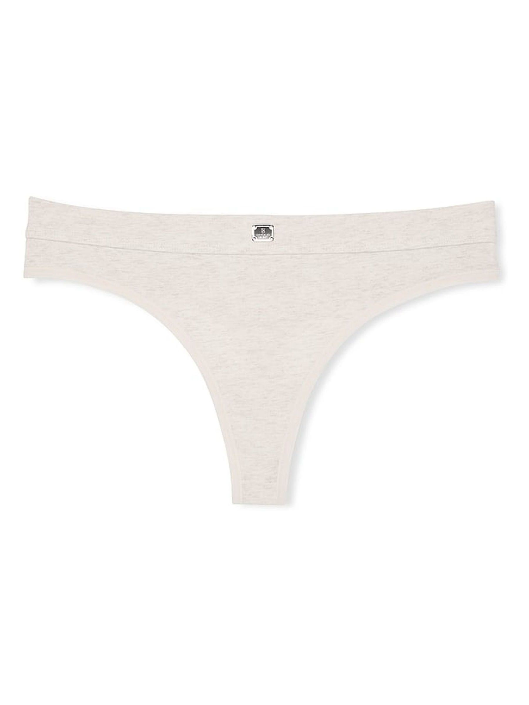 Nude Heather Thong Cotton Logo Knickers - Image 3 of 3
