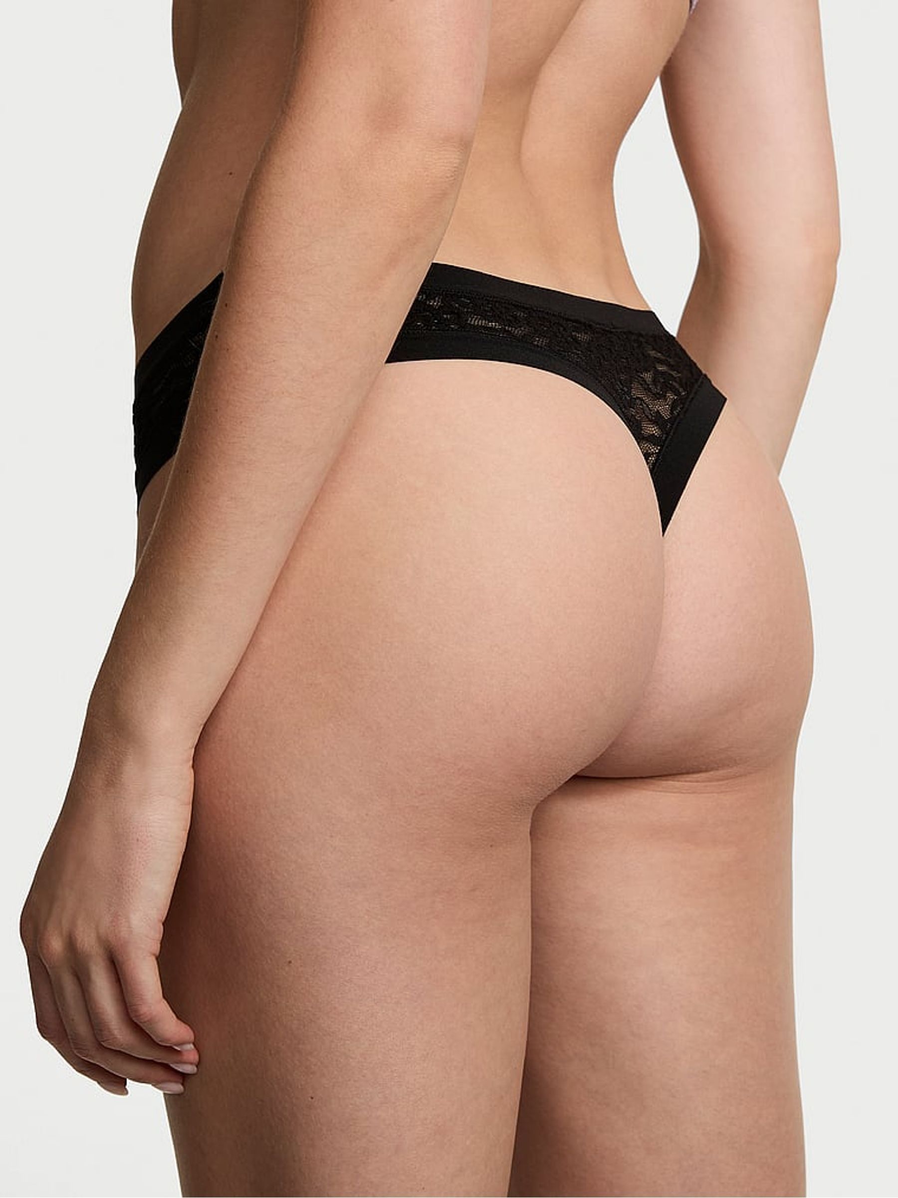 Black Thong Knickers - Image 2 of 2