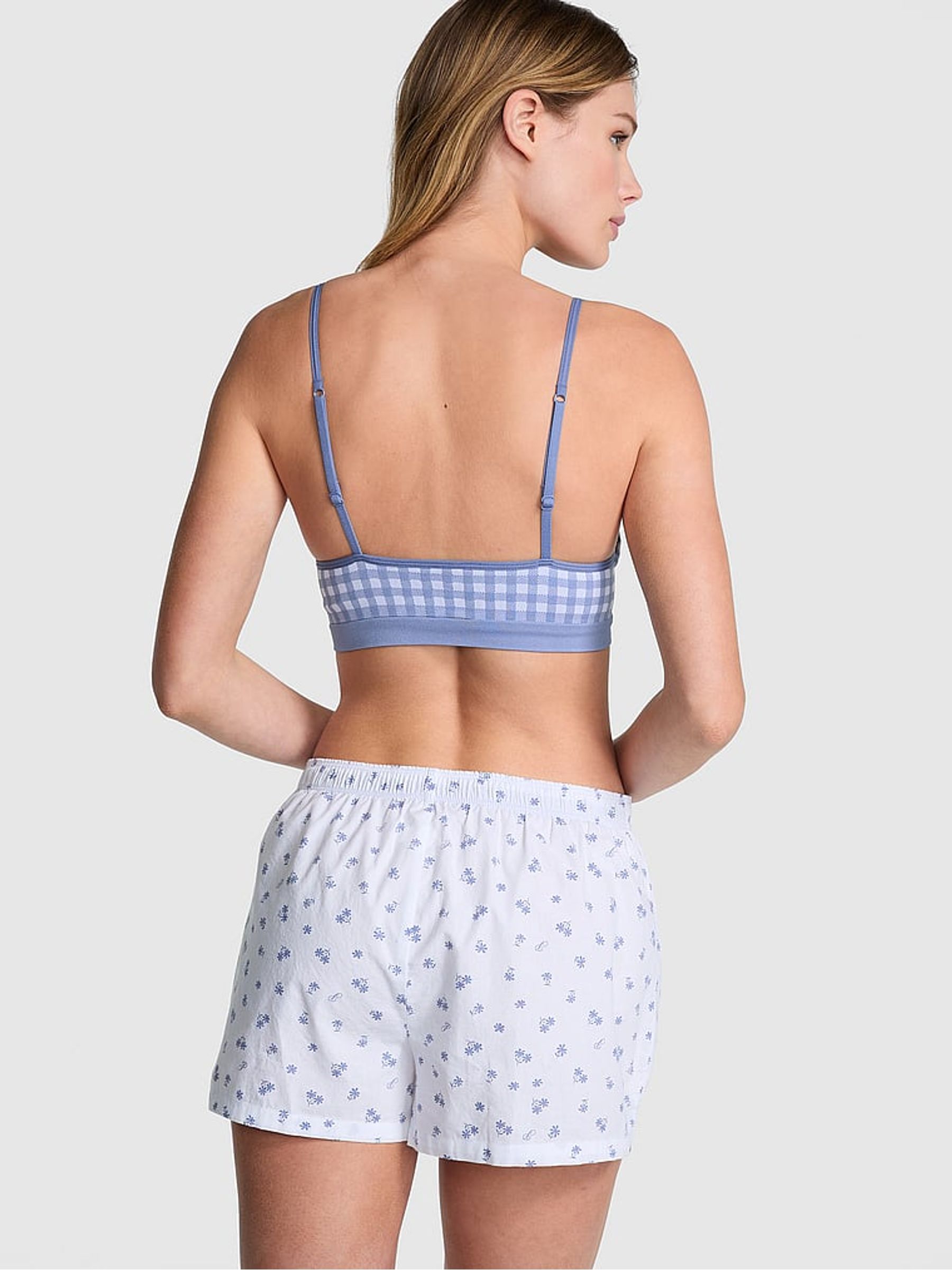 White Floral Short Pyjama Bottoms - Image 2 of 2