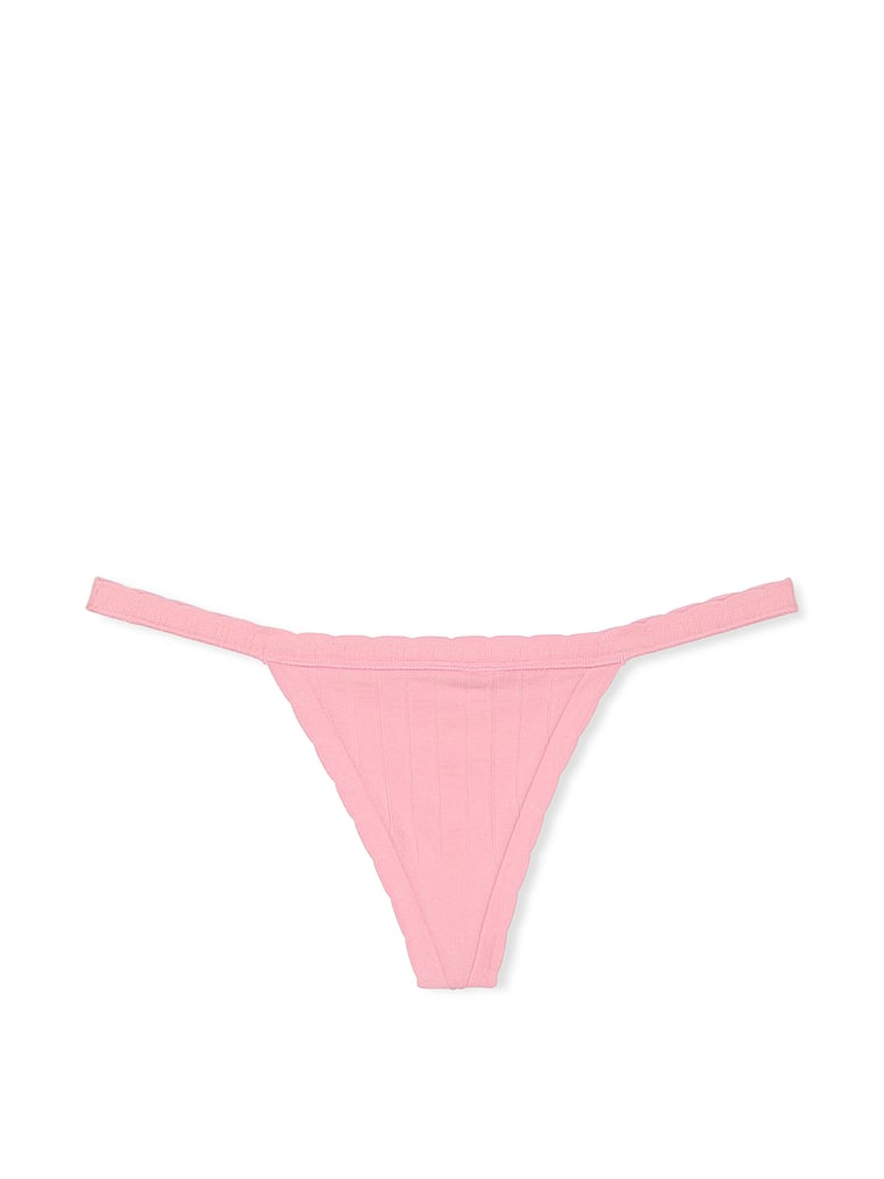 Pink Hope G String Ribbed Knickers - Image 3 of 3