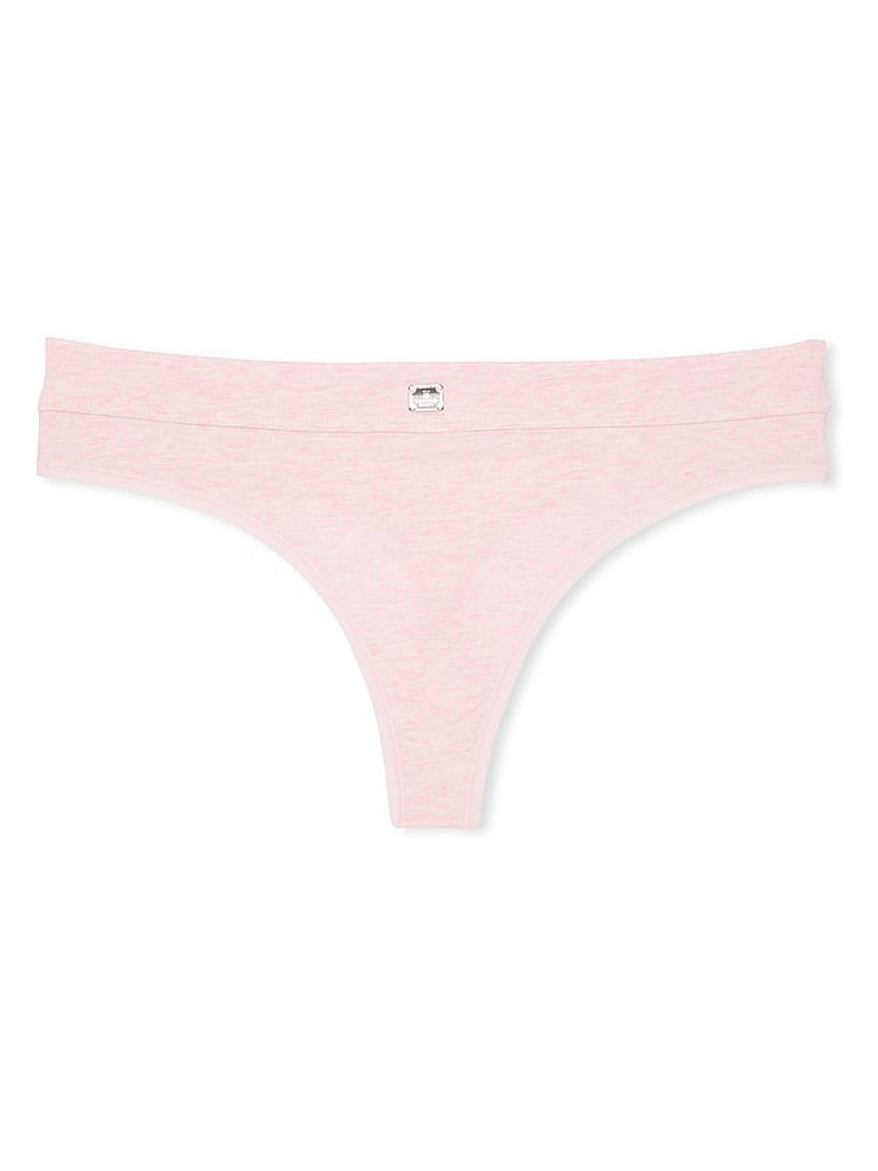 Pink Petal Heather Thong Cotton Logo Knickers - Image 3 of 3