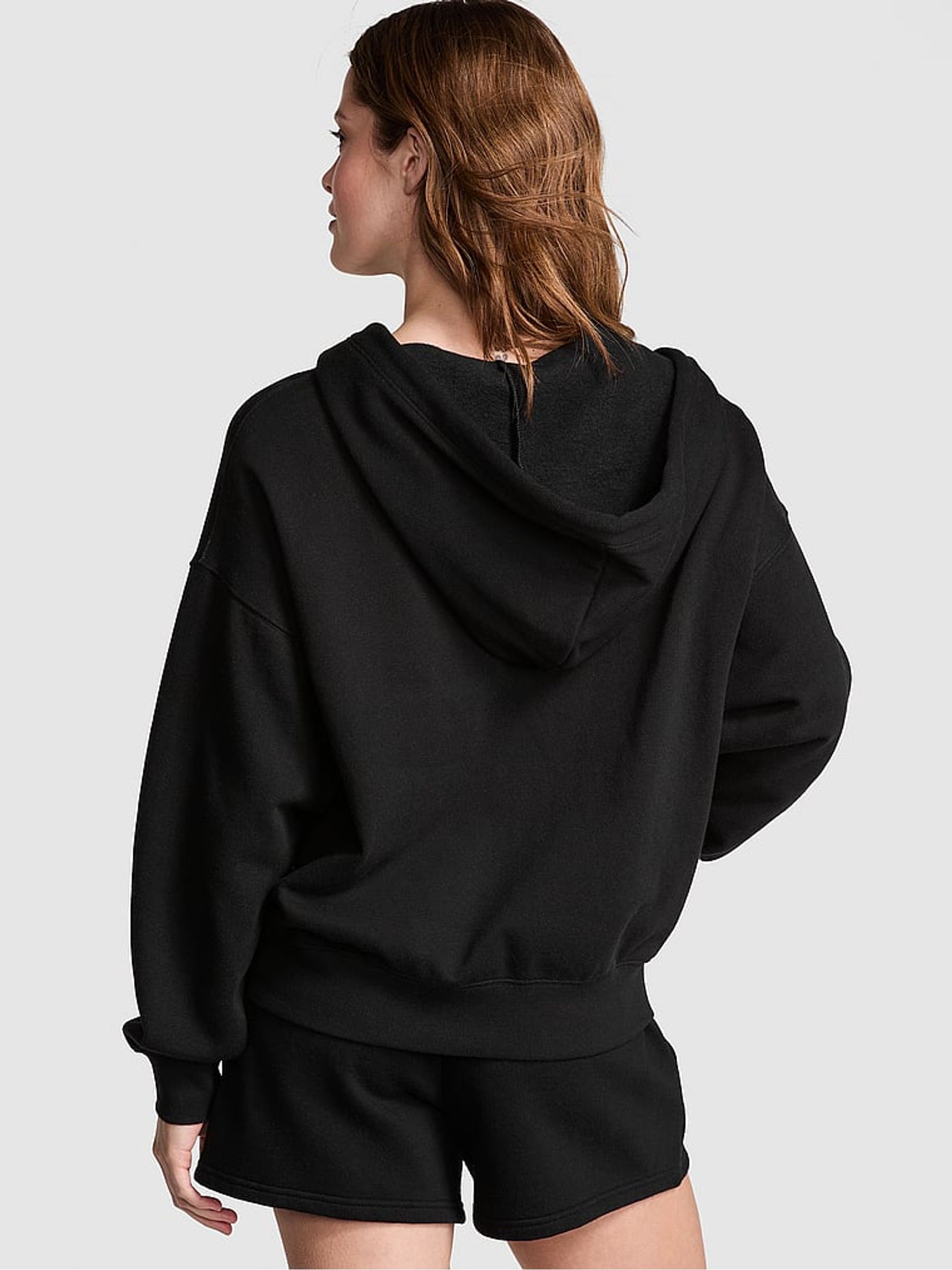 Black Zip Up Hoodie - Image 2 of 2