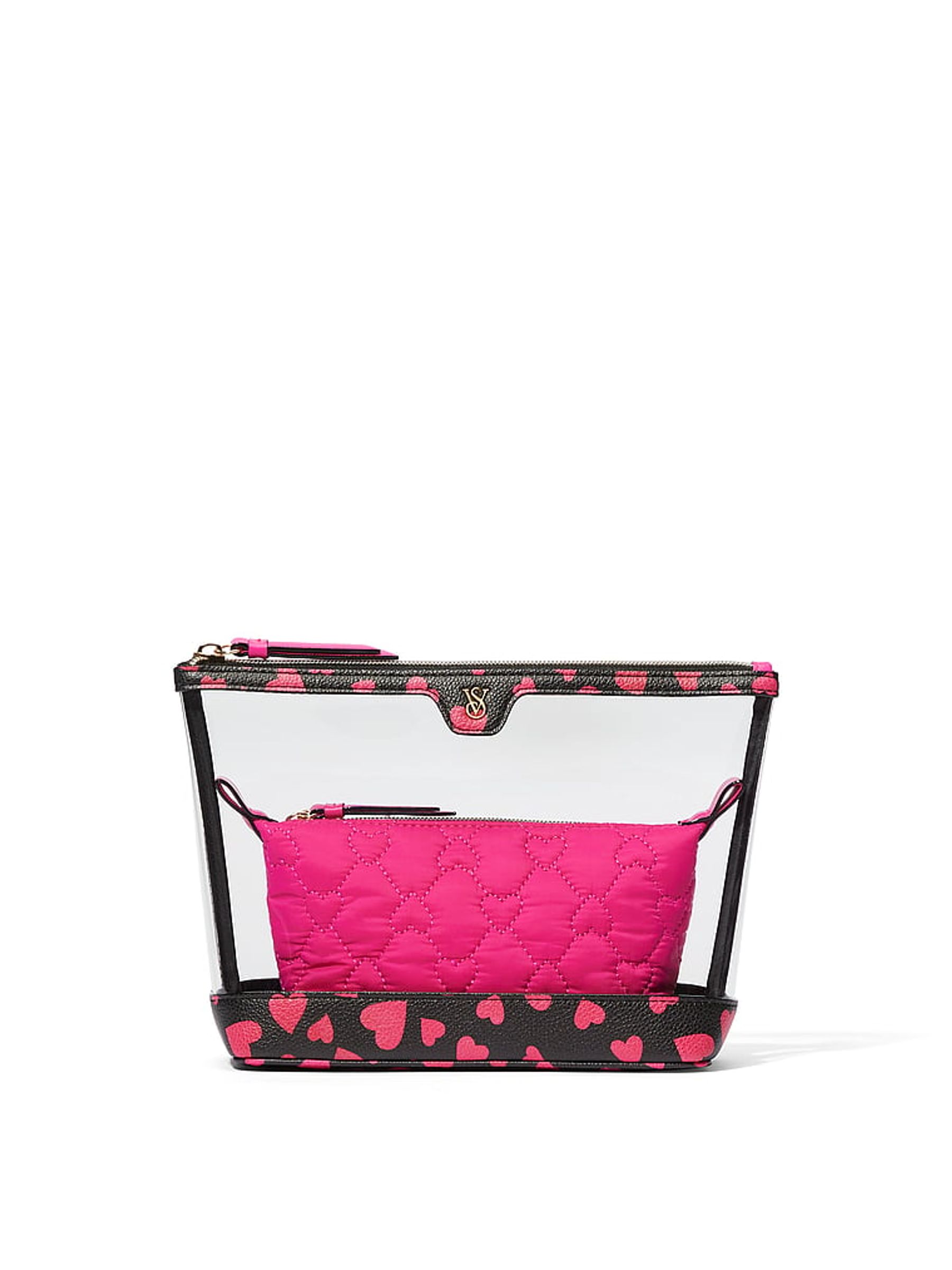 Pink Hearts AM/PM Makeup Bag Duo - Image 2 of 2