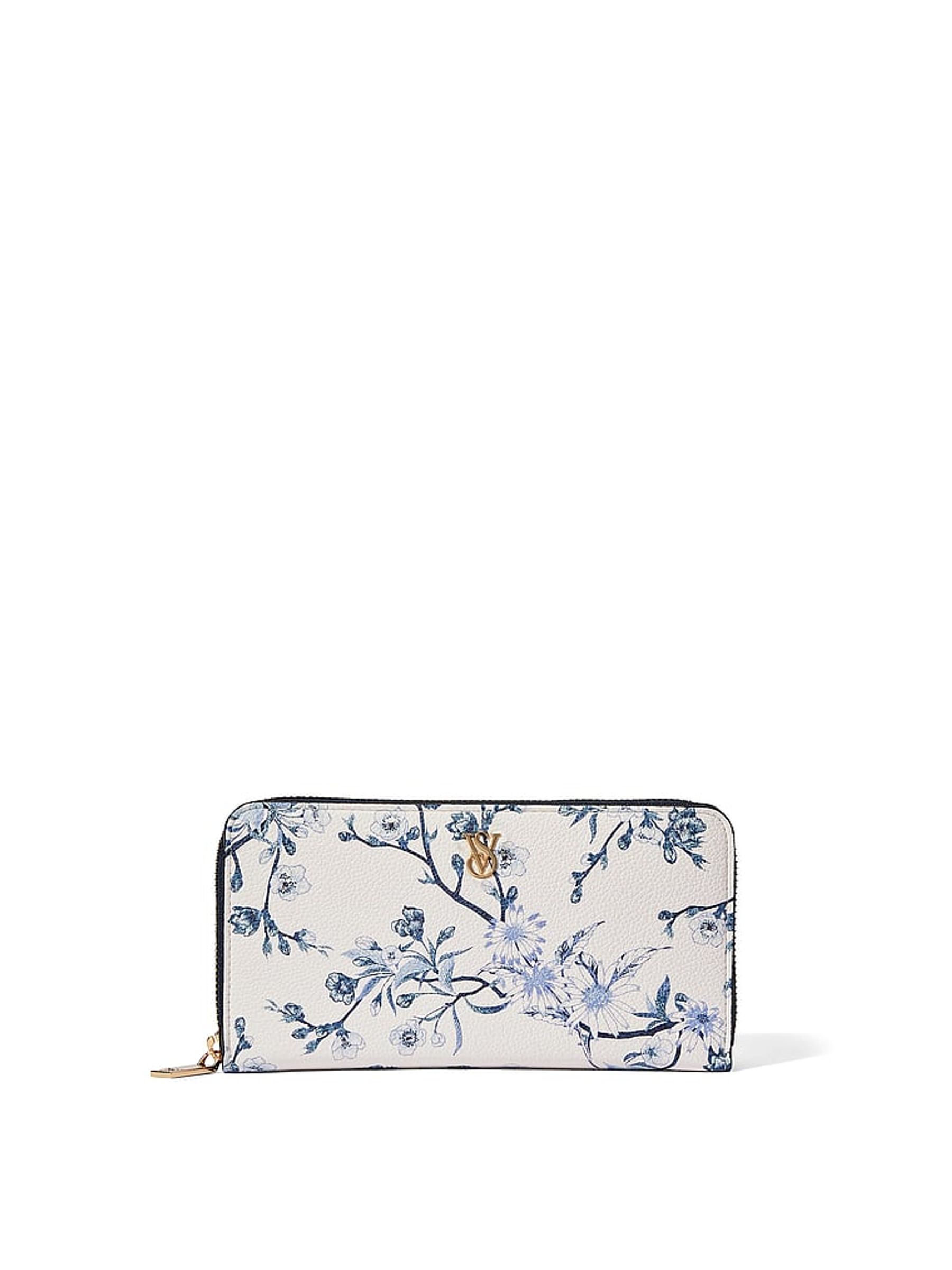 Blue and White Purse - Image 1 of 2