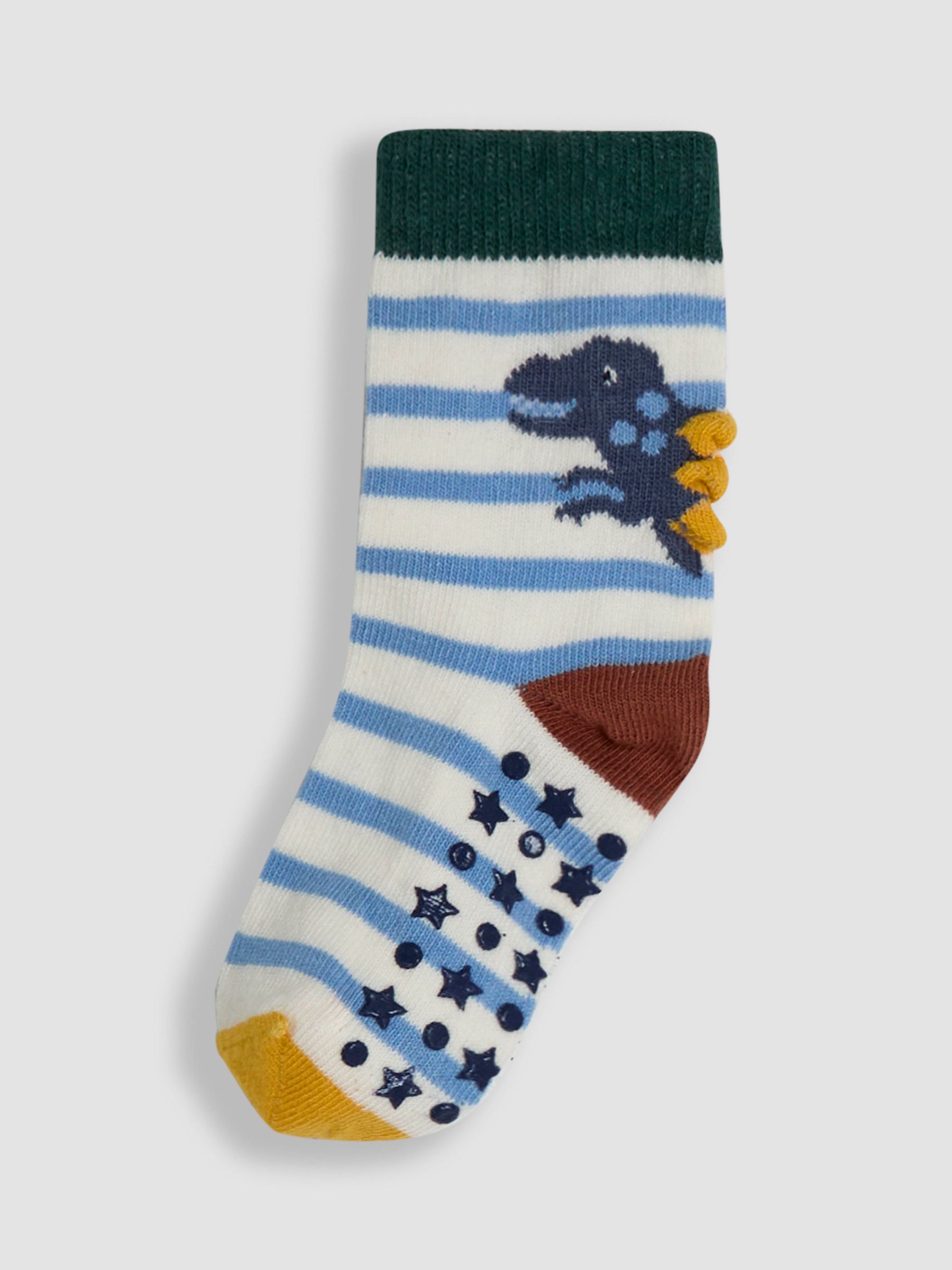 Blue 3-Pack Printed Socks - Image 2 of 4