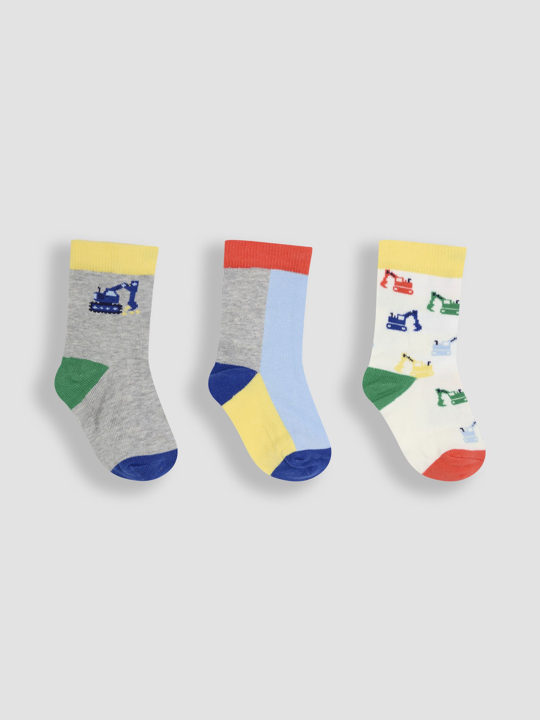 Blue 3-Pack Printed Socks - Image 1 of 4