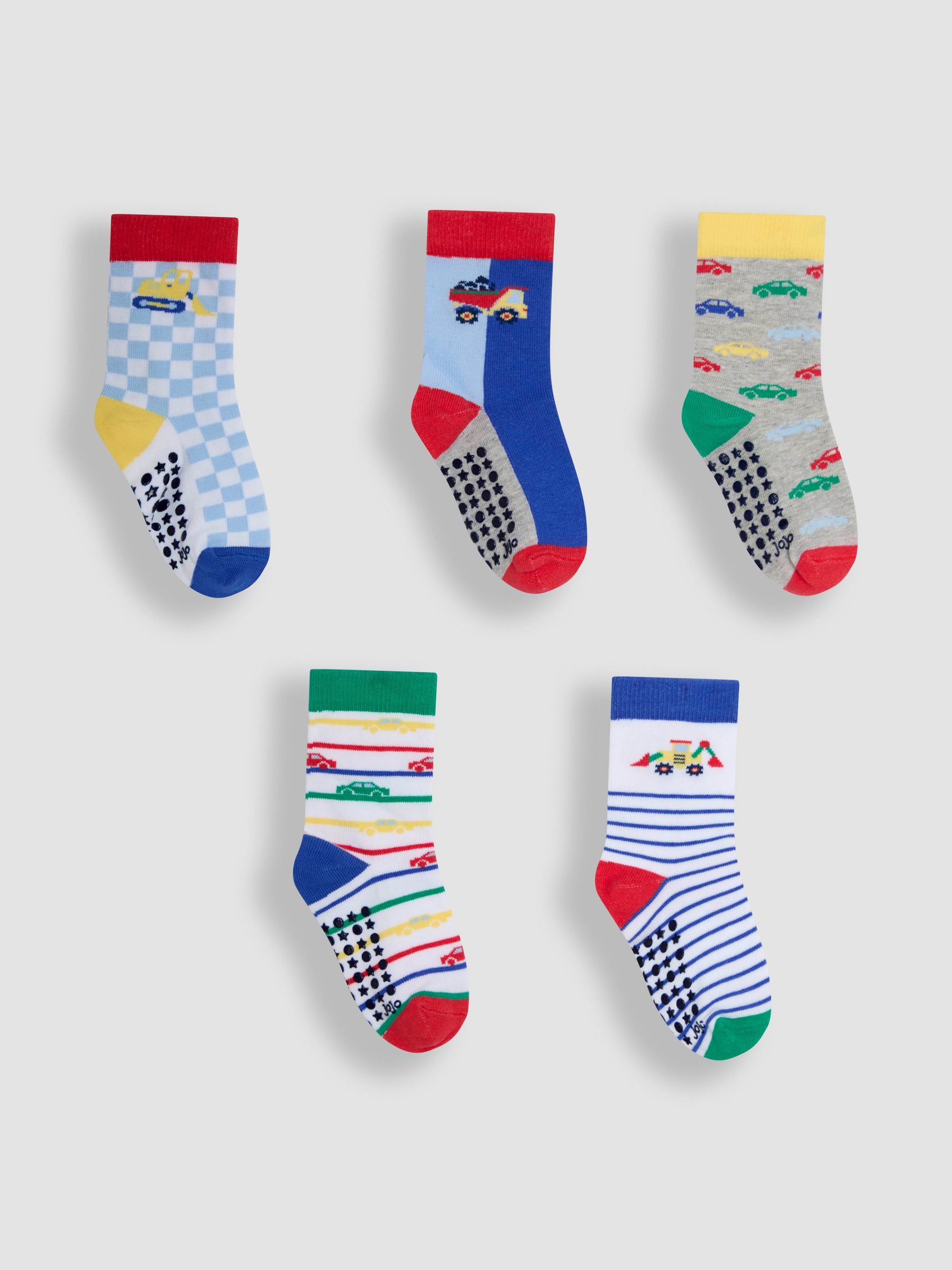 Red 5-Pack Socks - Image 1 of 6