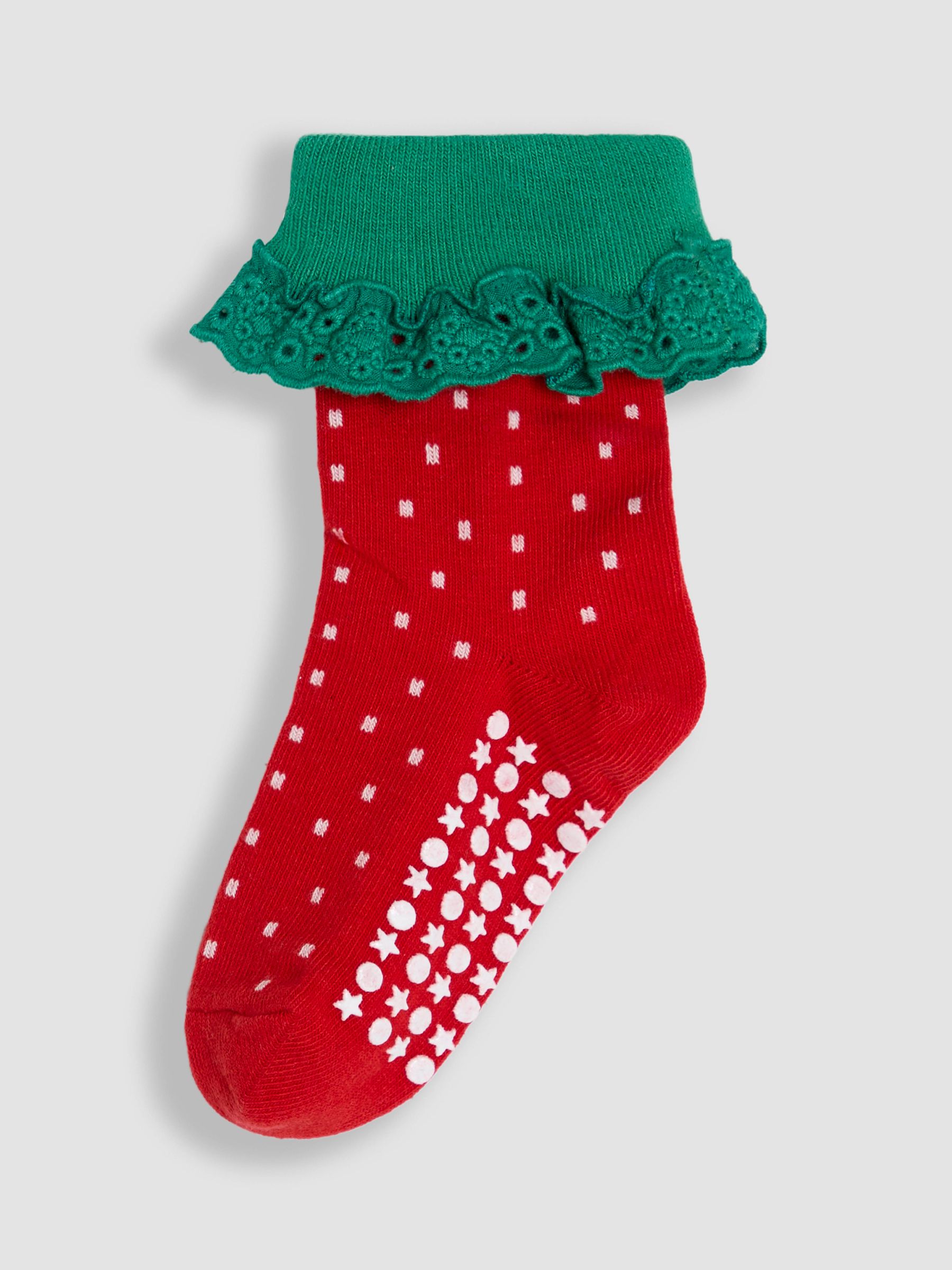 Red 2-Pack Frilly Socks - Image 3 of 5