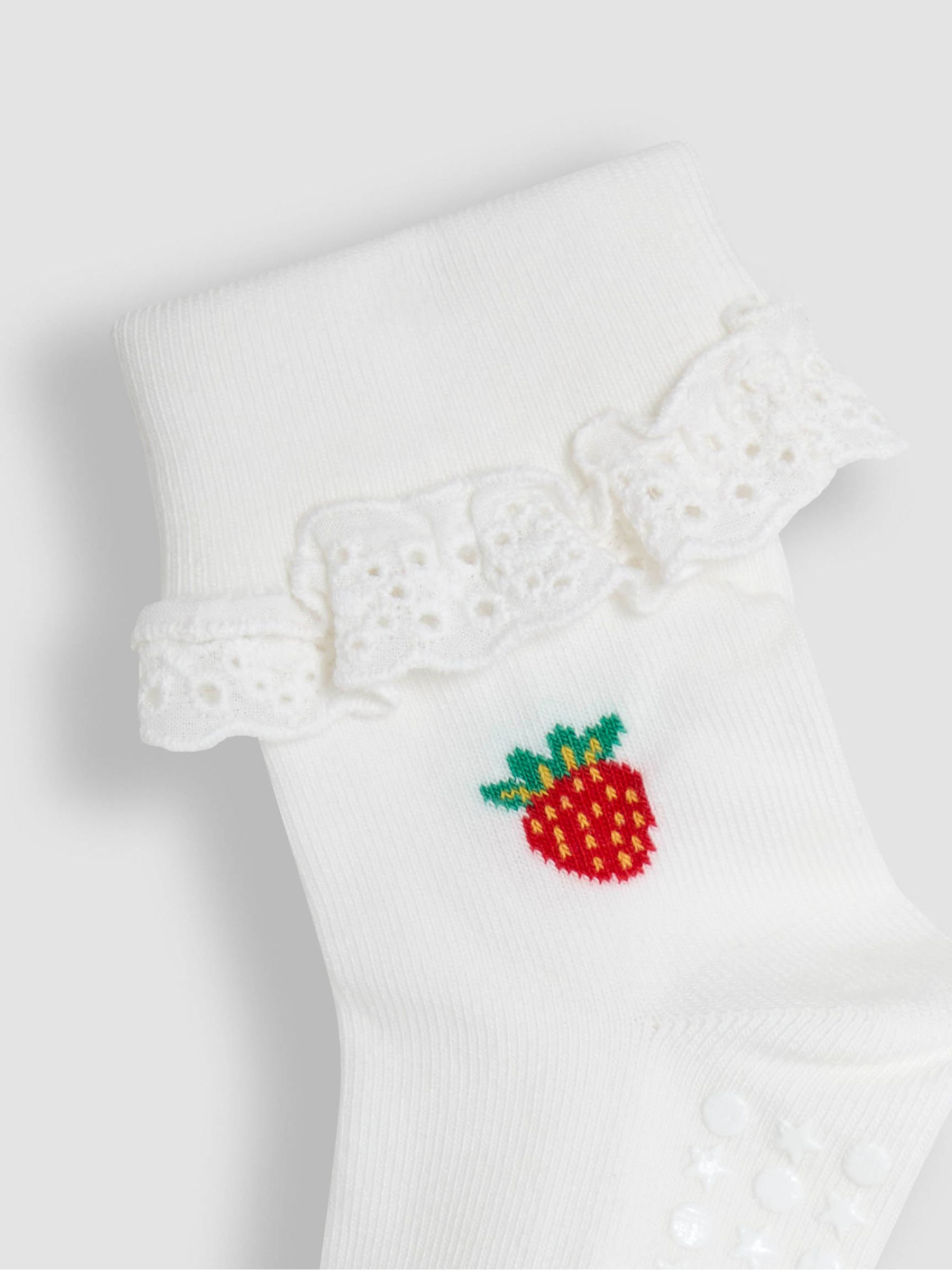Red 2-Pack Frilly Socks - Image 4 of 5