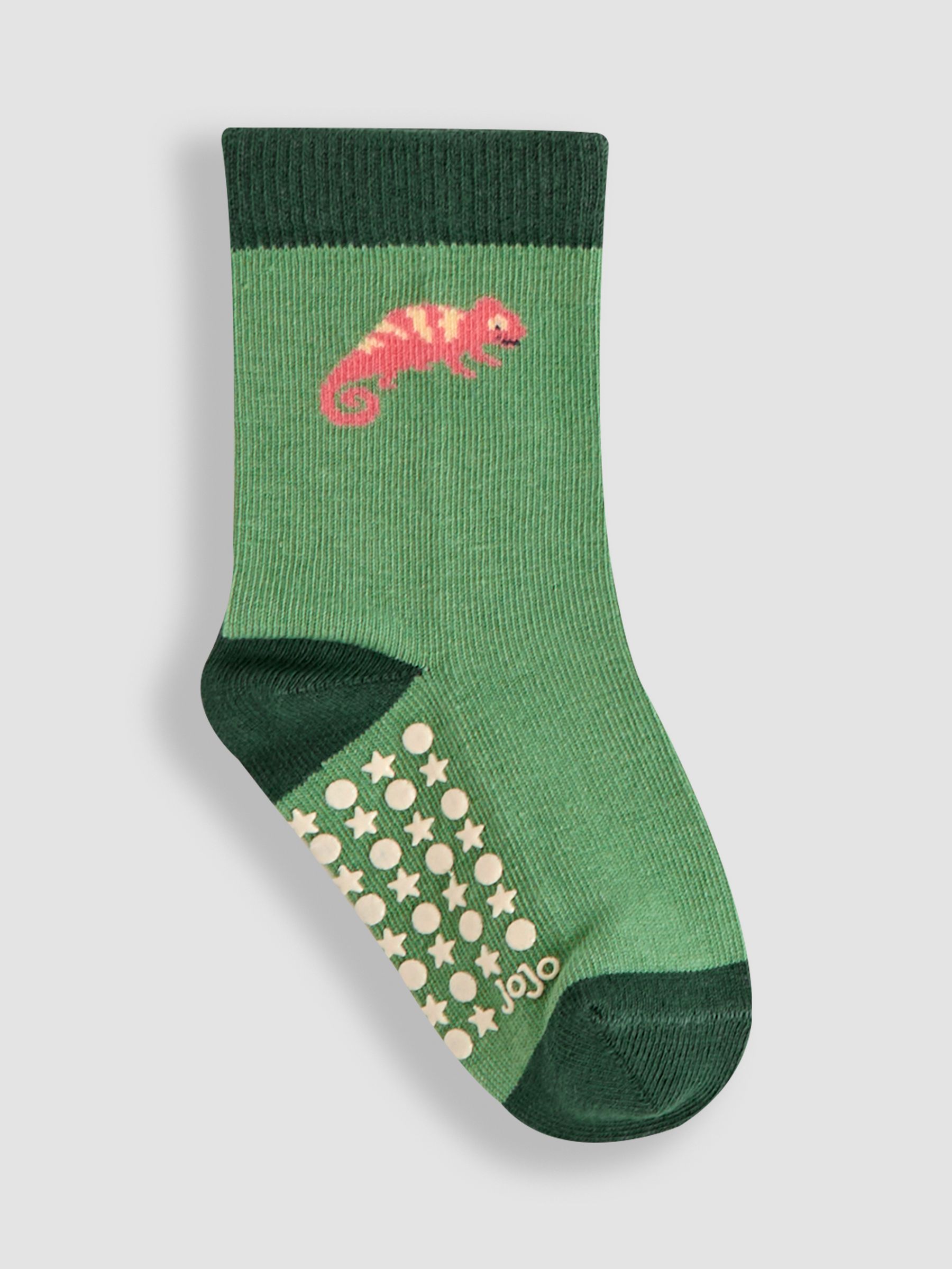 Green Printed Socks 3 Pack - Image 2 of 4