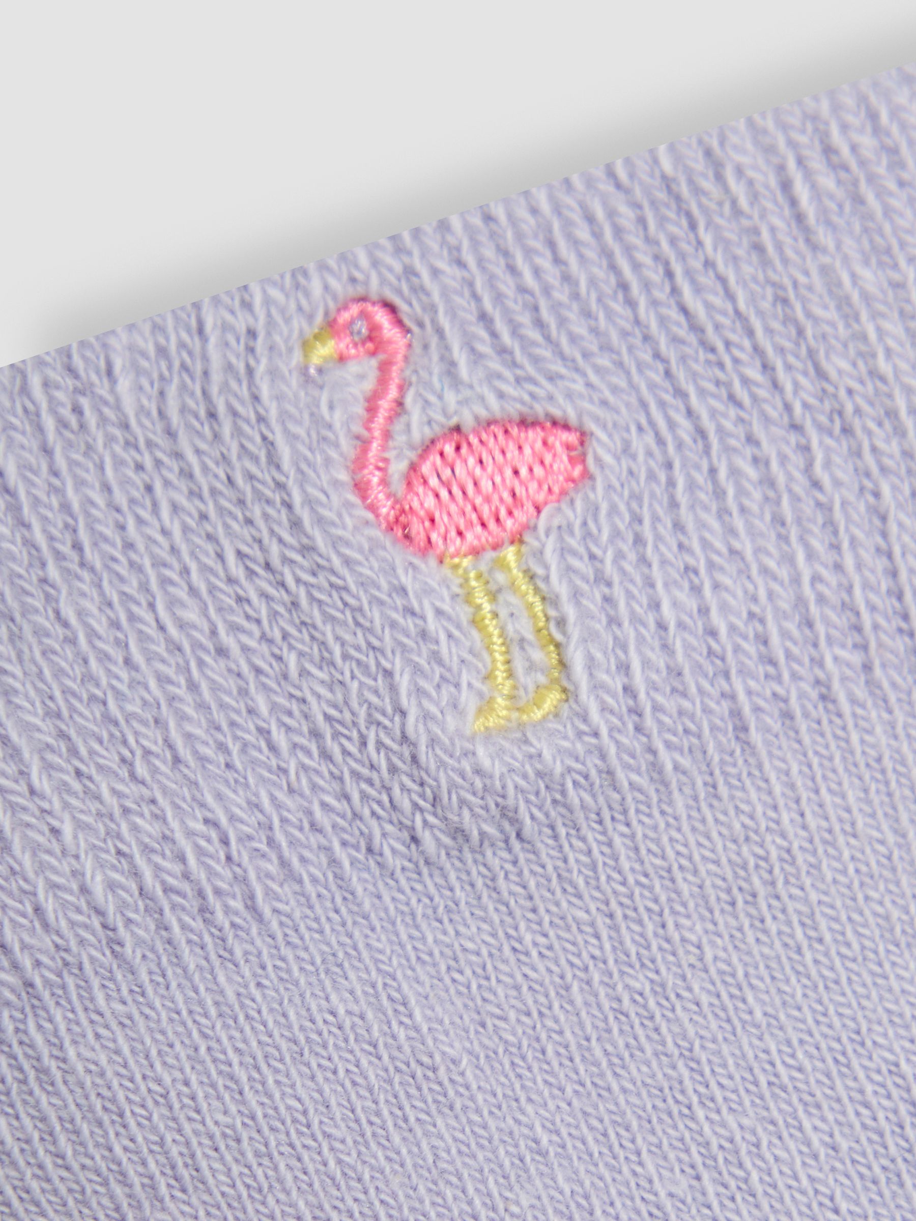 Pink Printed Socks 3 Pack - Image 2 of 4
