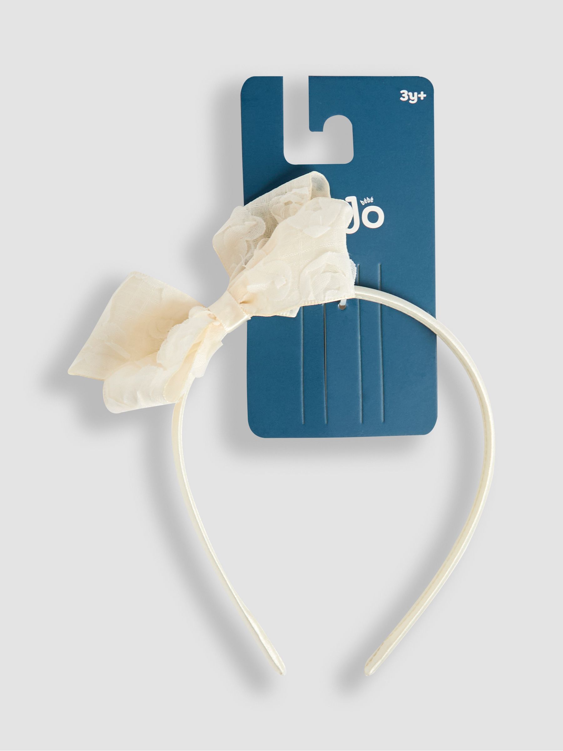 Cream Bow Aliceband - Image 2 of 3