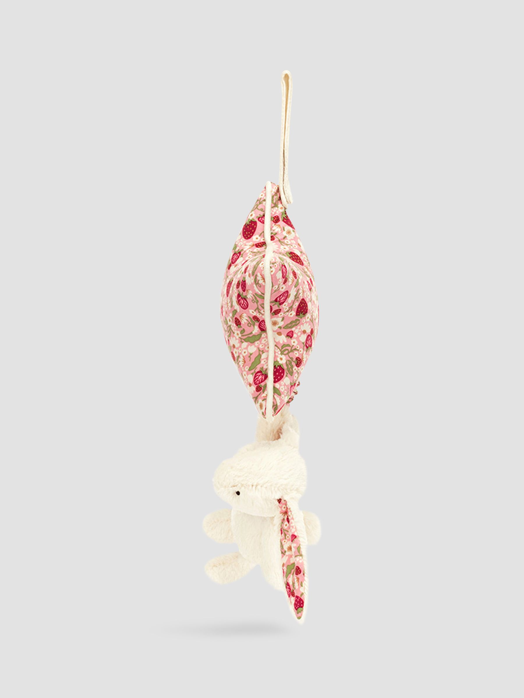 Jellycat Blossom Cream Bunny 'Berry' Musical Pull - Image 4 of 4