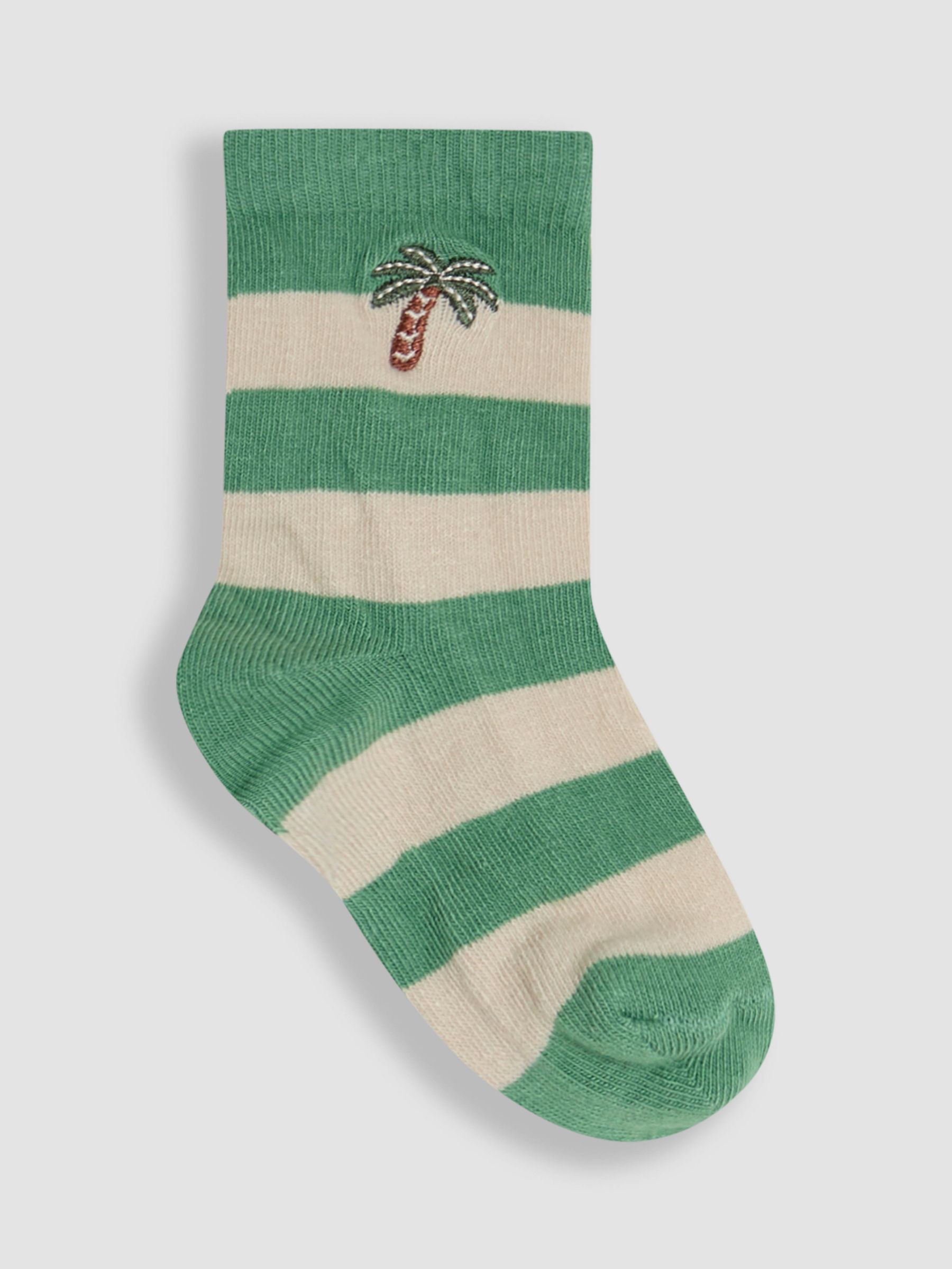 Green Printed Socks 3 Pack - Image 4 of 7