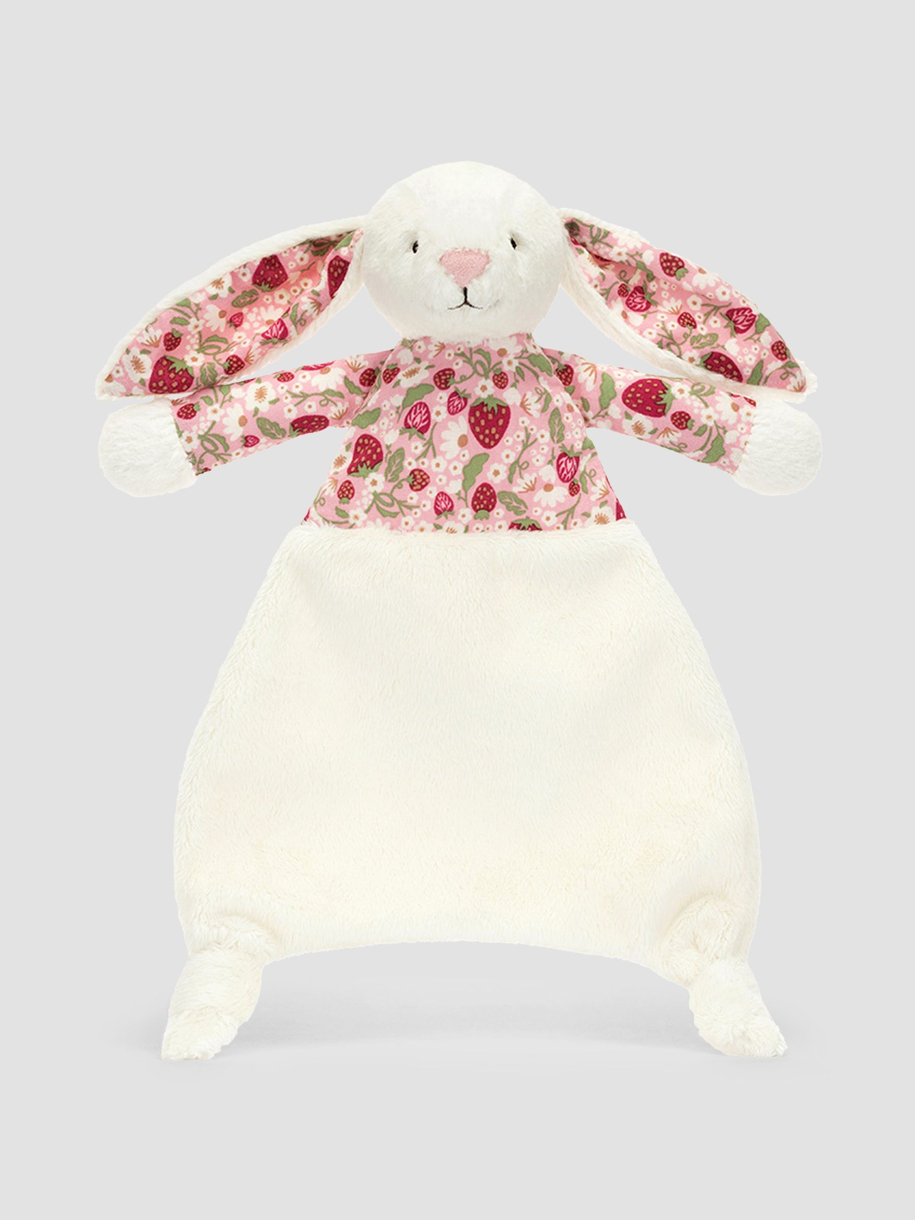 Jellycat Blossom Cream Bunny 'Berry' Comforter JoJo Maman Bébé