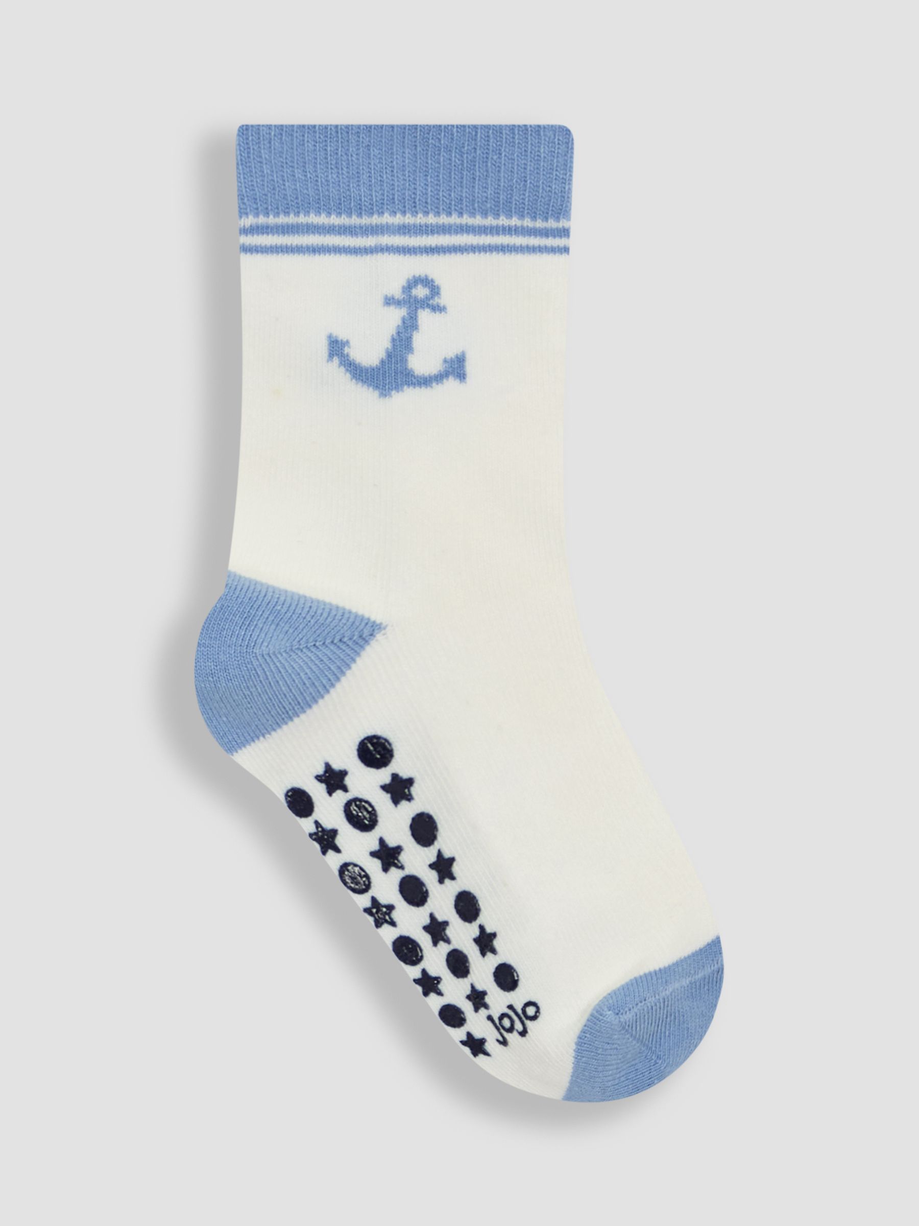 Blue 3-Pack Printed Socks - Image 2 of 4