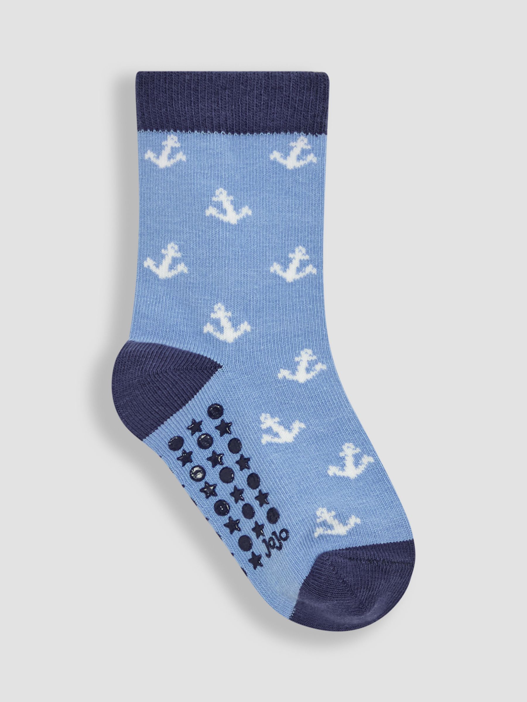 Blue 3-Pack Printed Socks - Image 3 of 4
