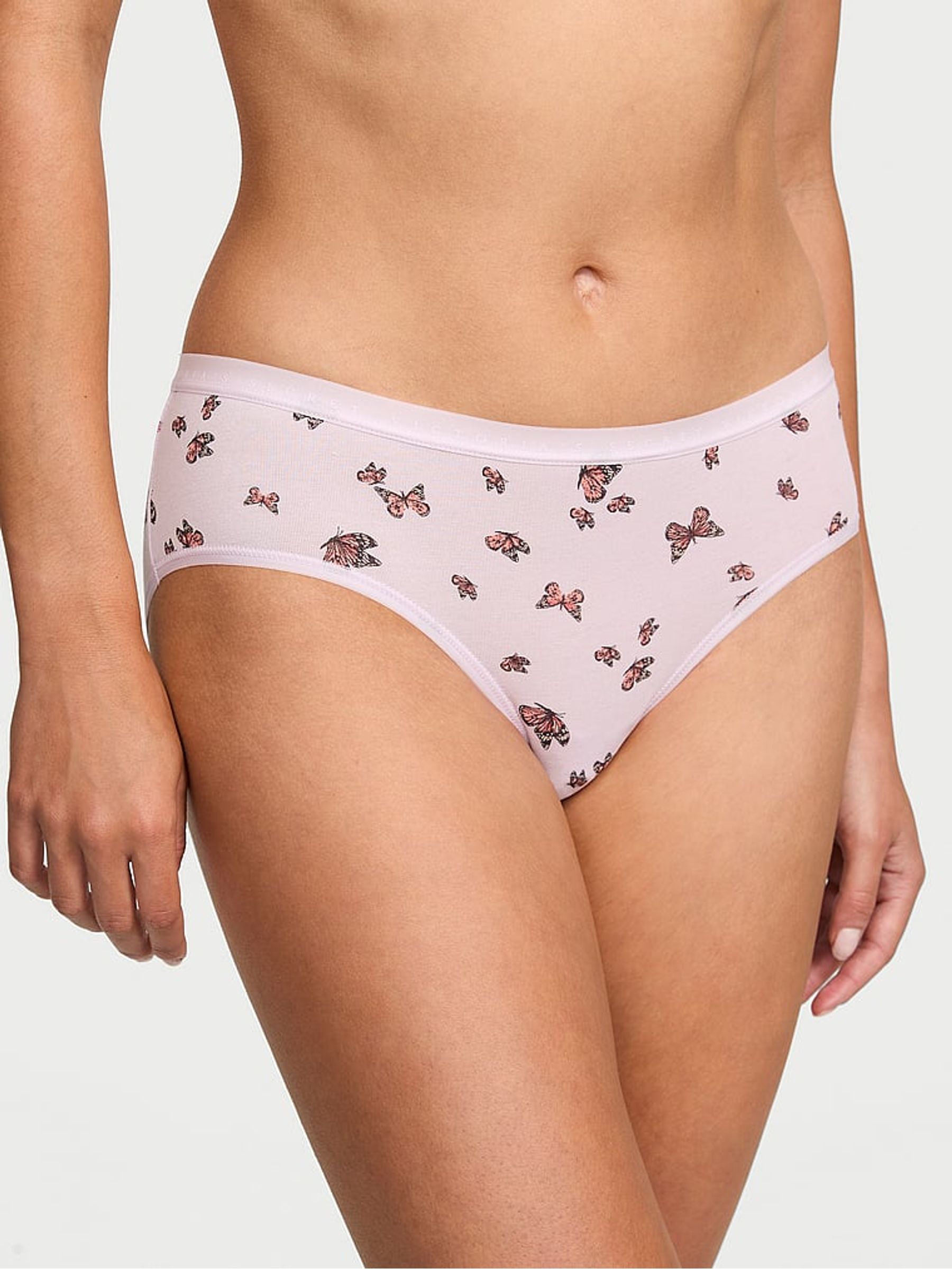 Delicate Violet Purple Butterfly Hipster Knickers - Image 1 of 3