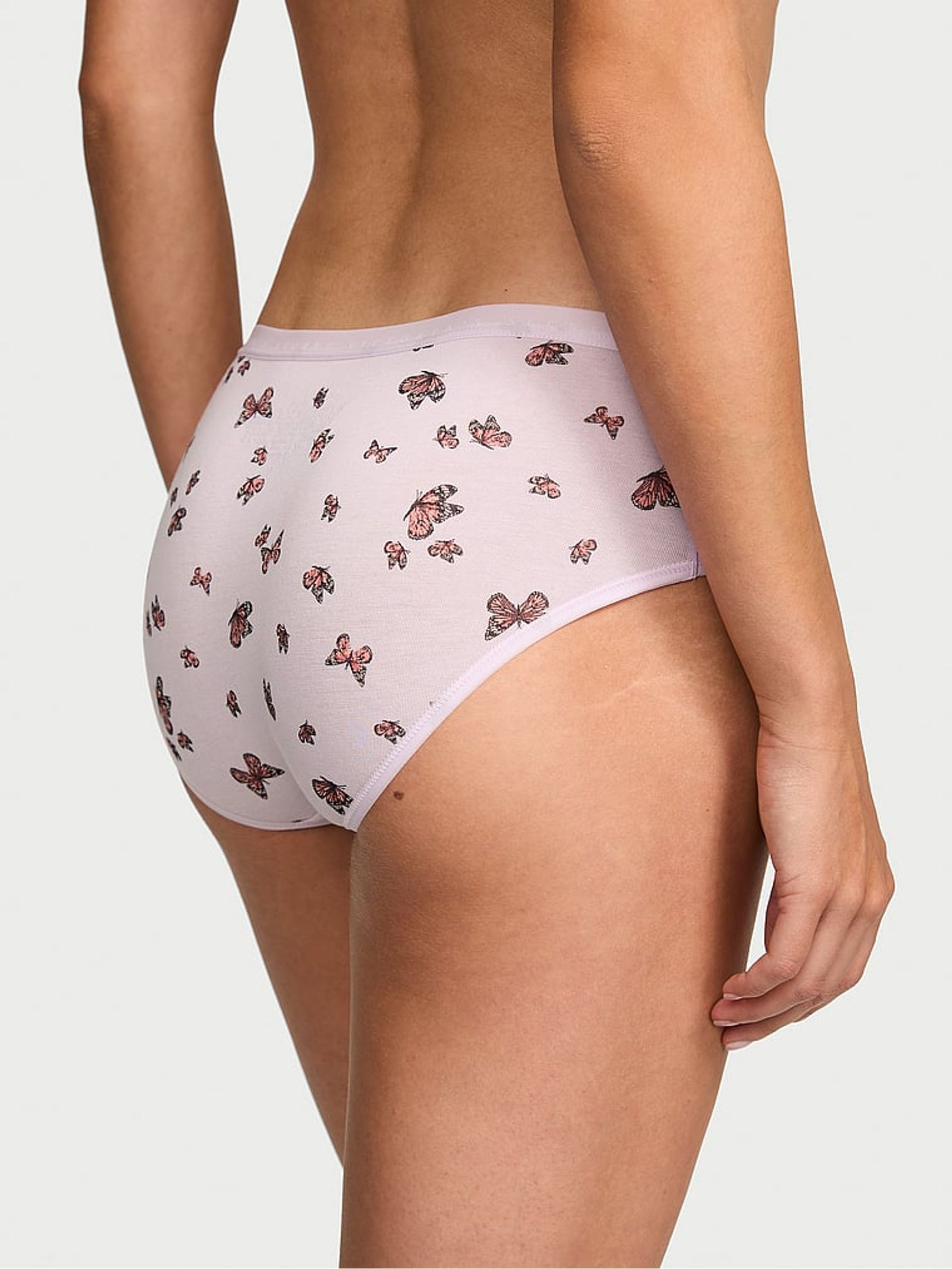 Delicate Violet Purple Butterfly Hipster Knickers - Image 2 of 3