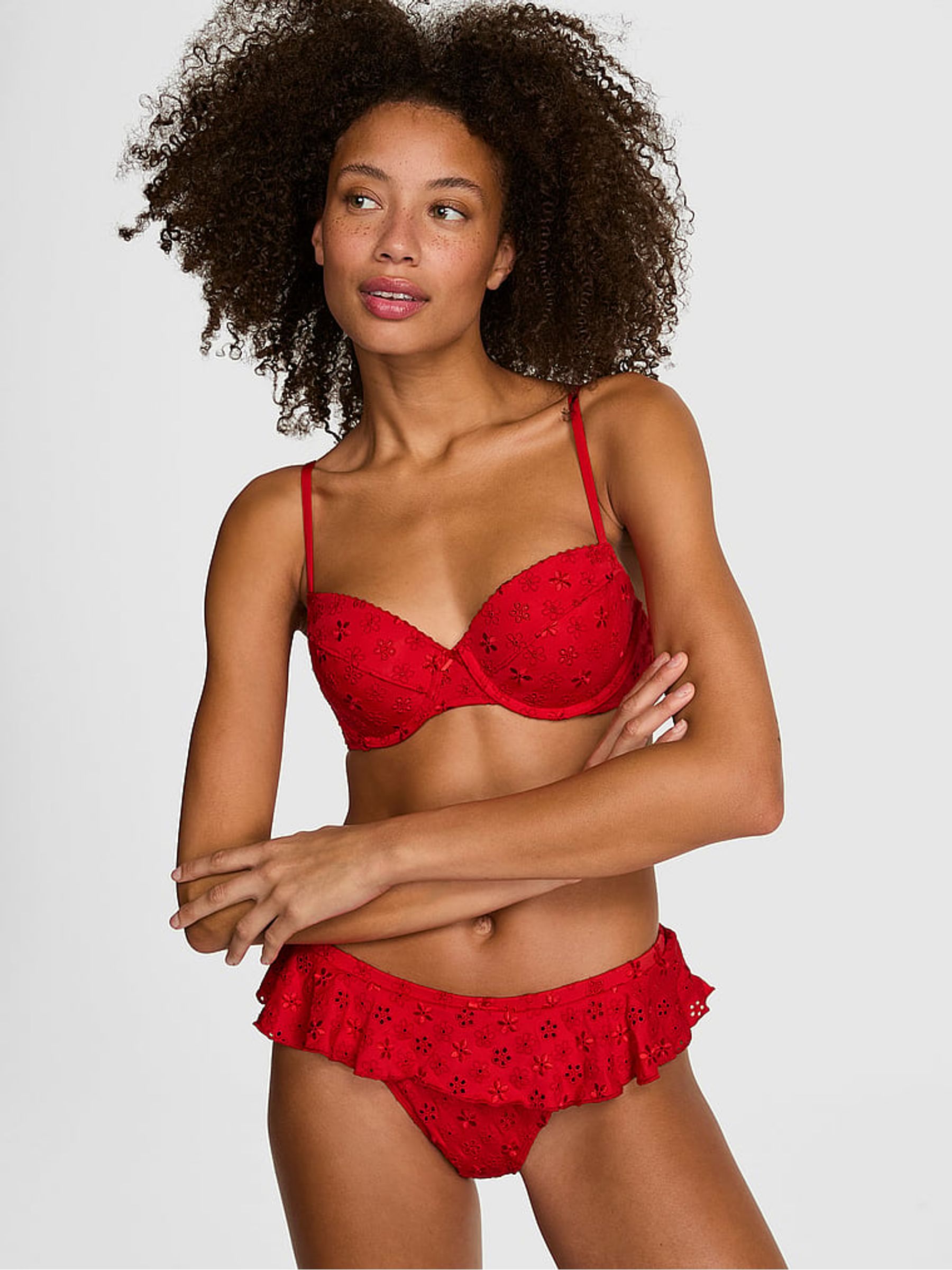 Bandana Red Mae Thong Bikini Bottoms - Image 2 of 4