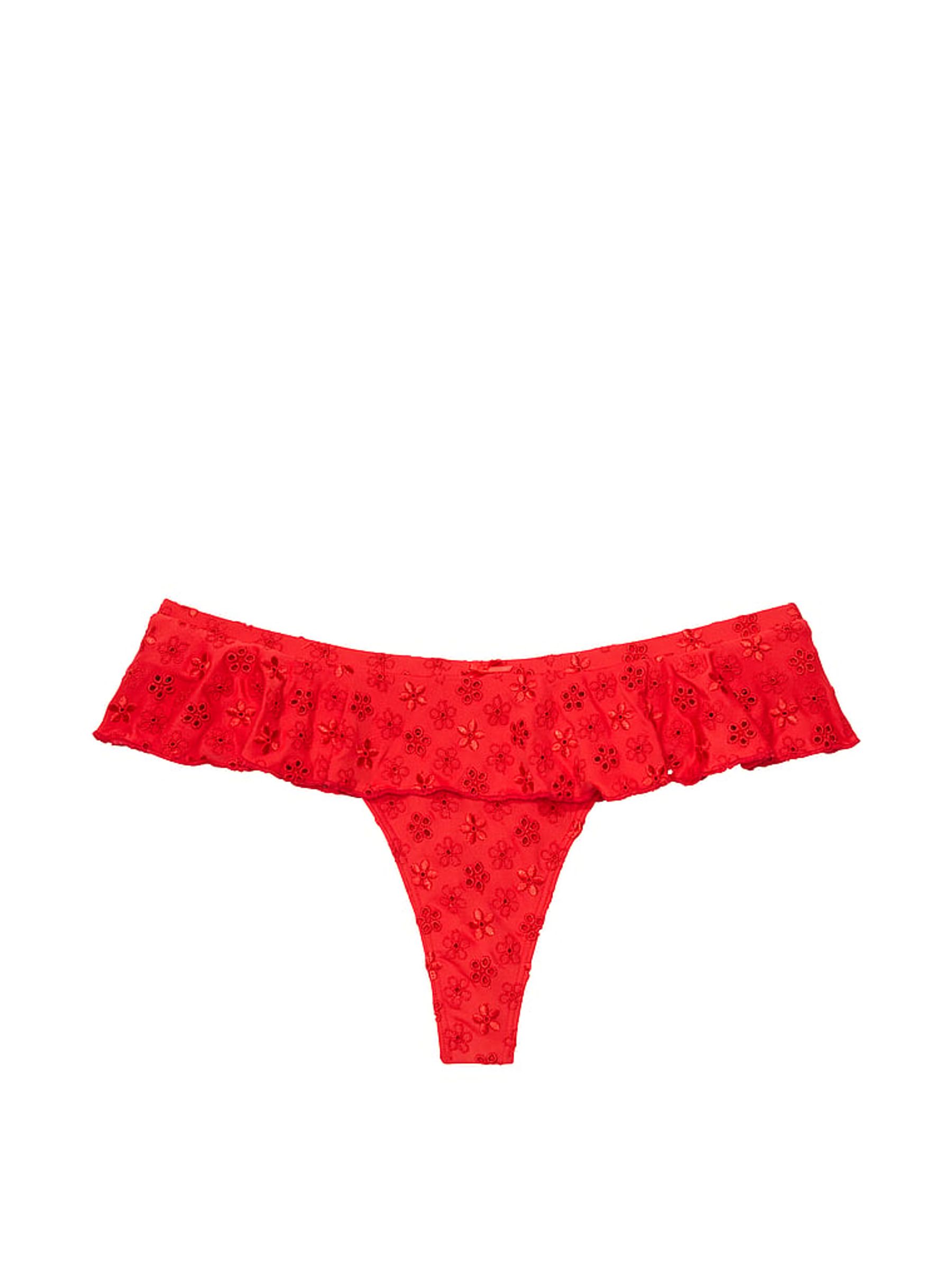 Bandana Red Mae Thong Bikini Bottoms - Image 4 of 4