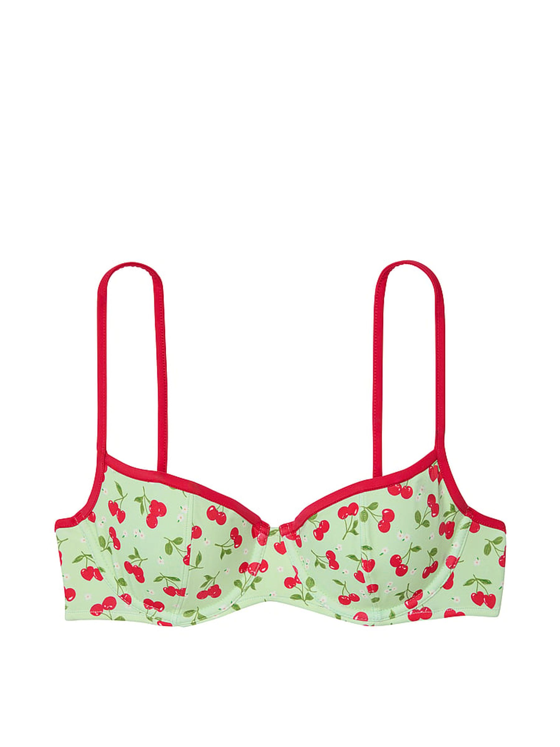 Cherry Hearts Green Buttercup Bikini Top - Image 4 of 4