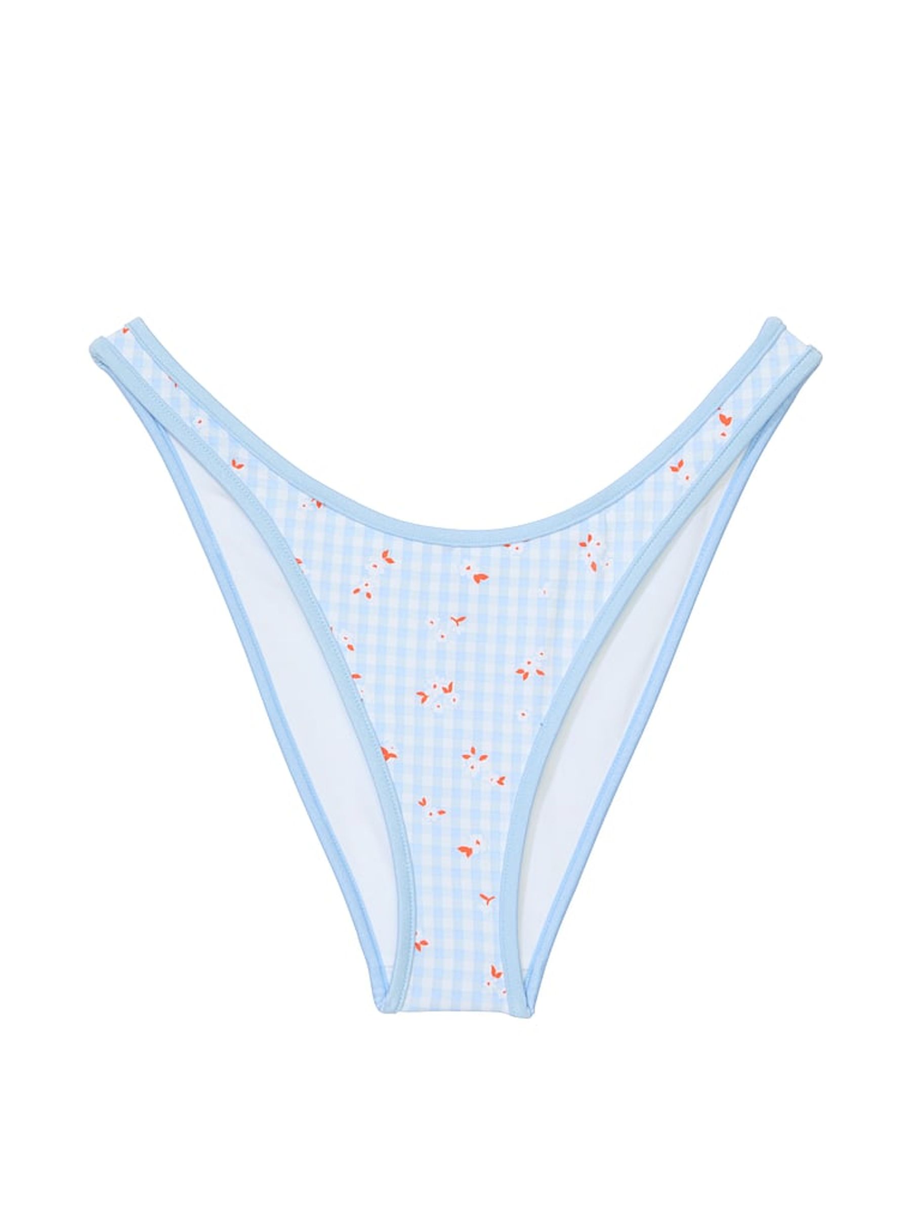 Spring Picnic Blue Golden Hour Cheeky Bikini Bottoms - Image 4 of 4
