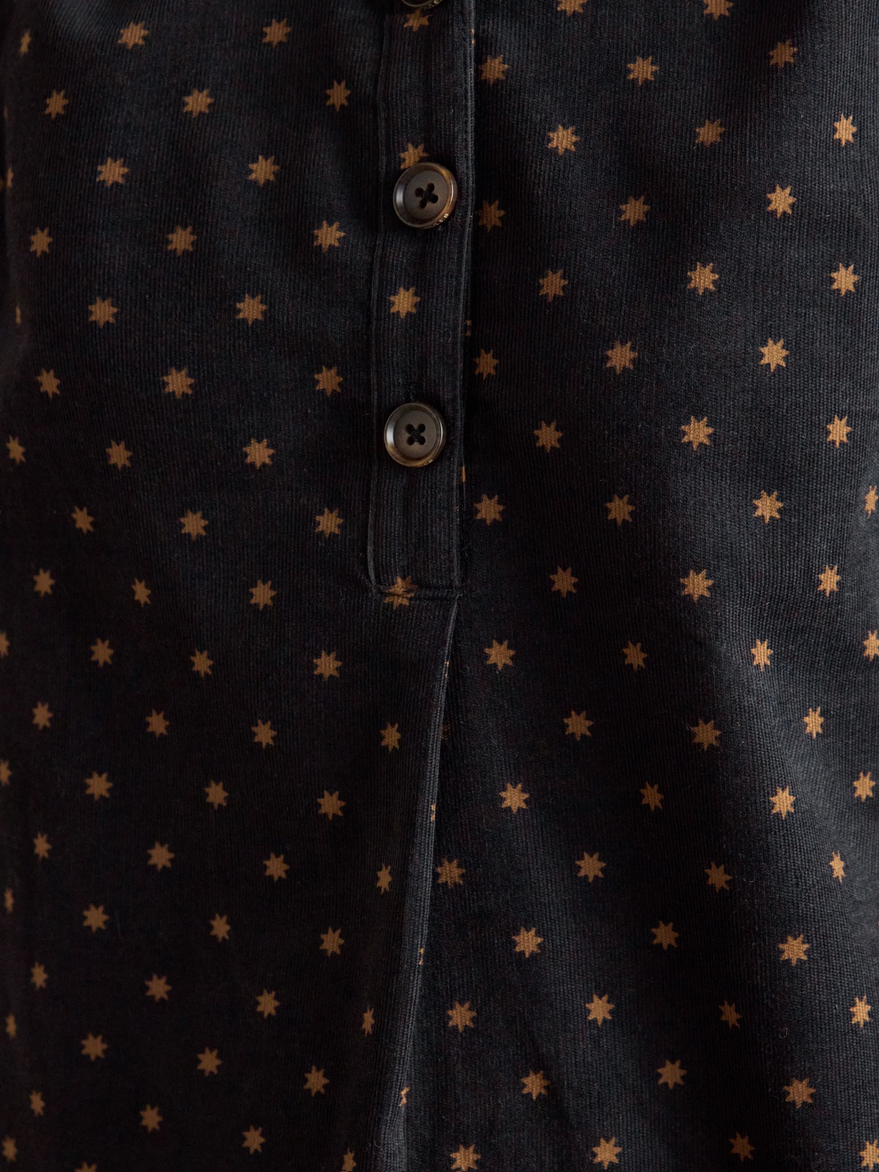 Maple Black Star Cord Shirt Dress - Image 5 of 7