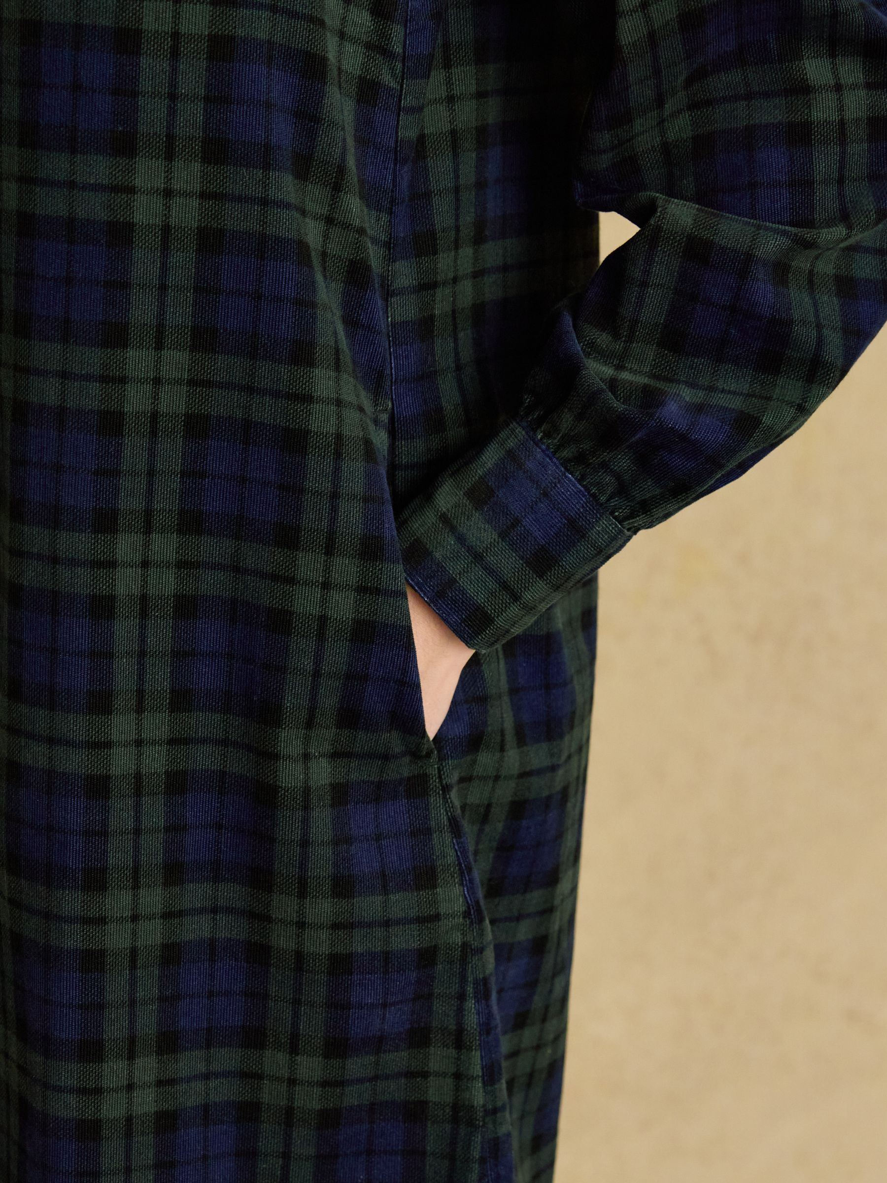 Maple Blue & Green Cord Shirt Dress - Image 6 of 8