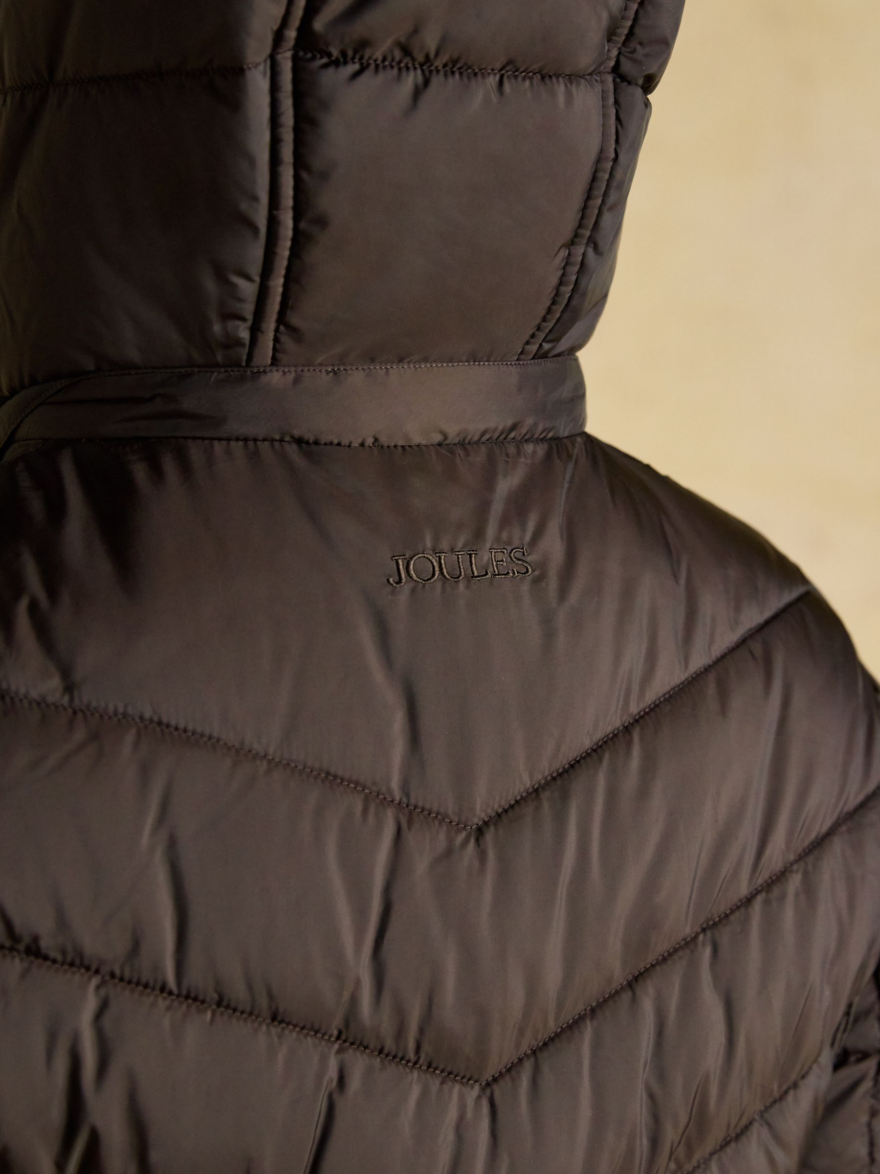 Pembury Brown Showerproof Longline Padded Coat with Hood - Image 12 of 12 Pembury Brown Showerproof Longline Padded Coat with Hood - Image 12 of 12