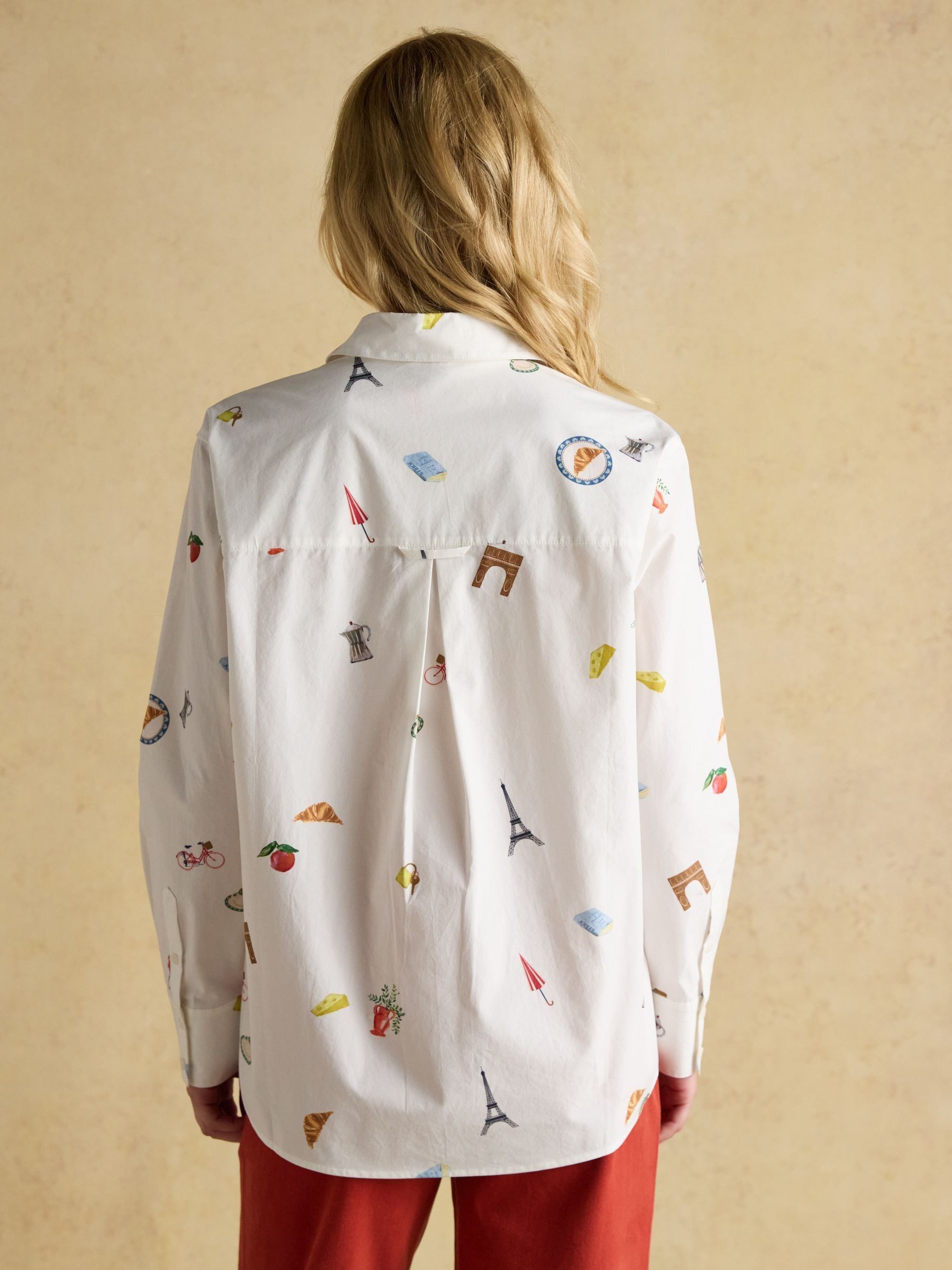 Amilla Paris Icons White Boyfriend Fit Shirt - Image 2 of 11