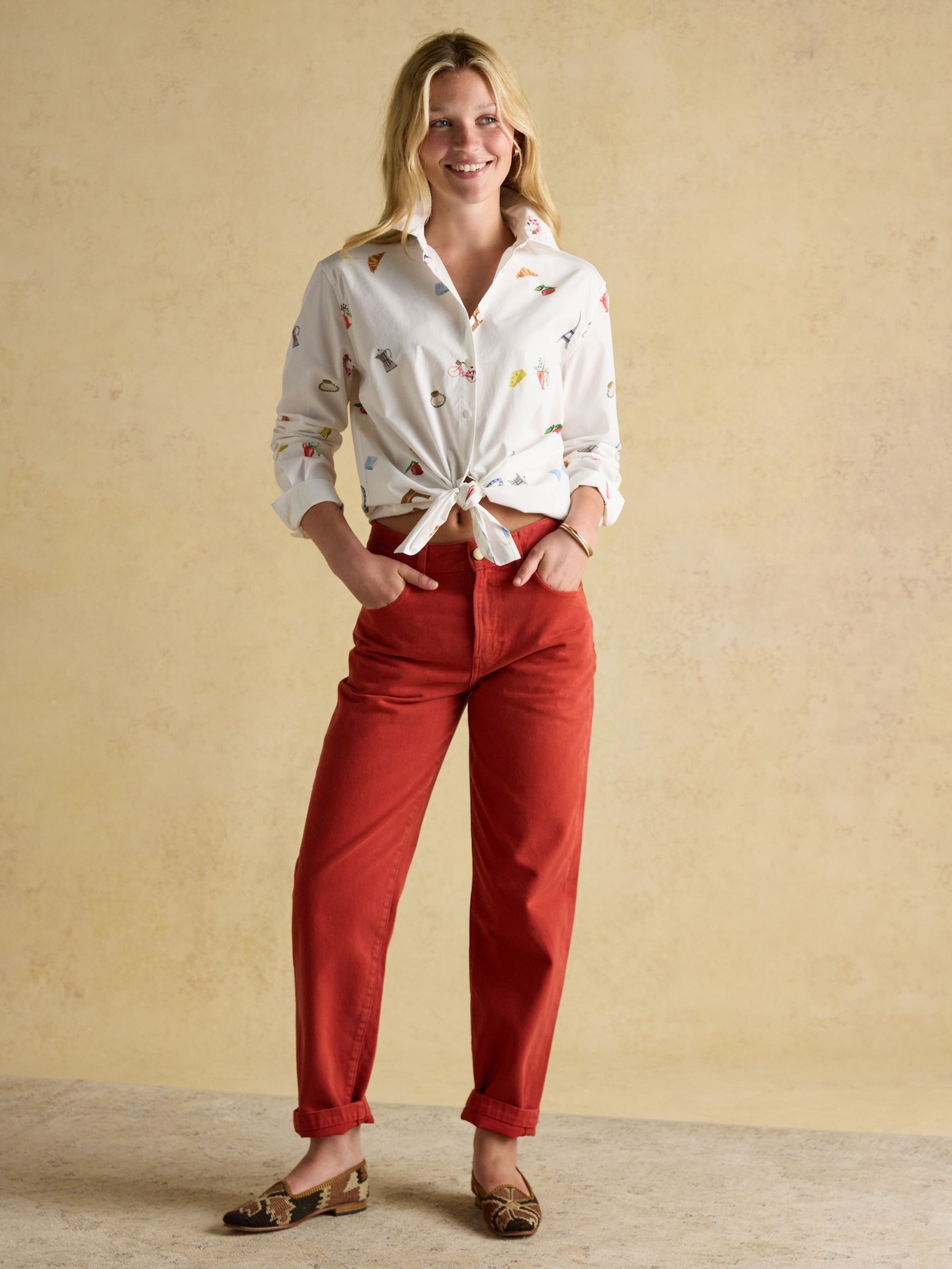 Amilla Paris Icons White Boyfriend Fit Shirt - Image 5 of 11