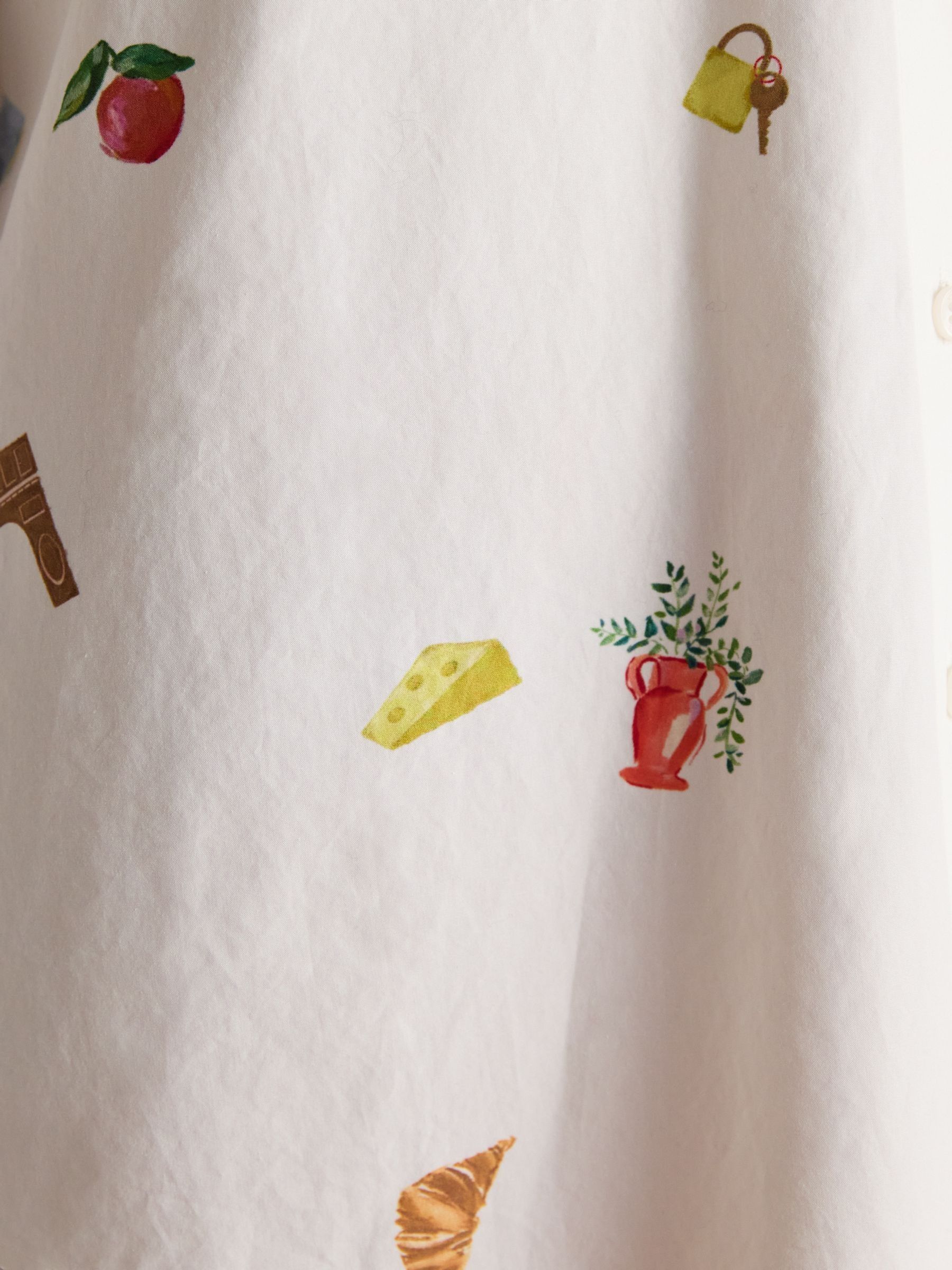 Amilla Paris Icons White Boyfriend Fit Shirt - Image 6 of 11