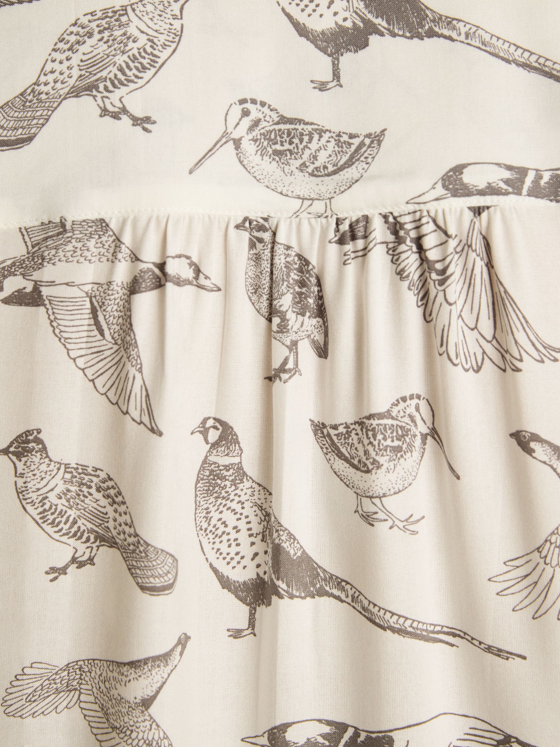 Elvina Bird print White Relaxed Fit Shirt - Image 7 of 8