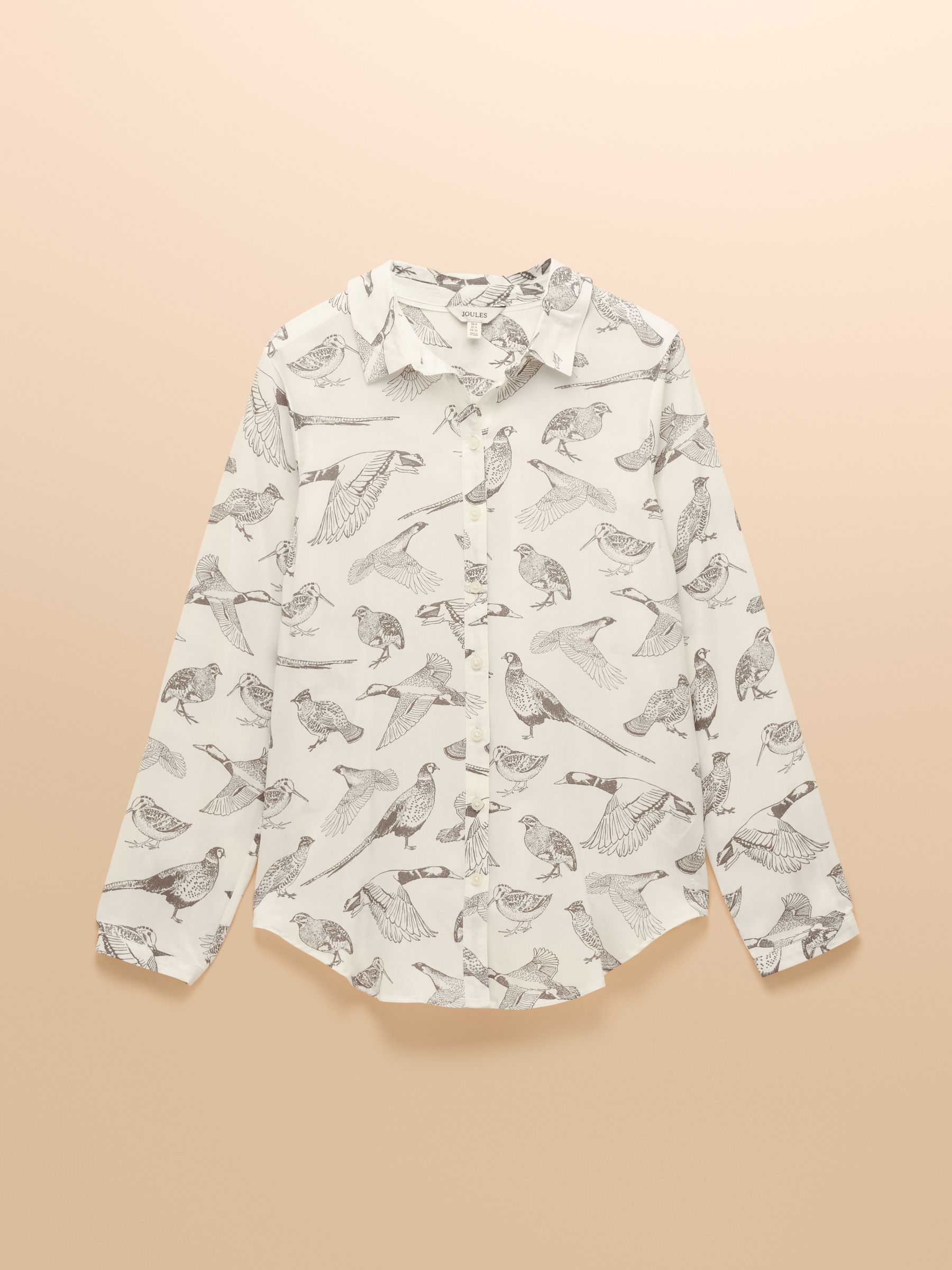 Elvina Bird print White Relaxed Fit Shirt - Image 8 of 8
