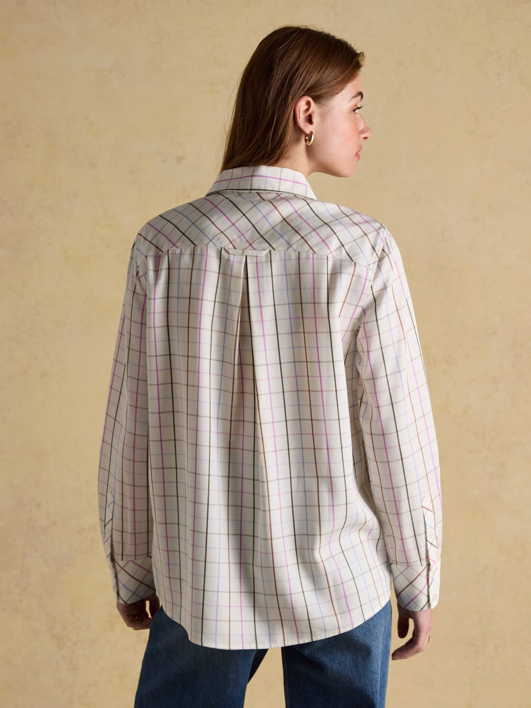 Claudia Multi Tattershall Check Boyfriend Shirt - Image 2 of 8