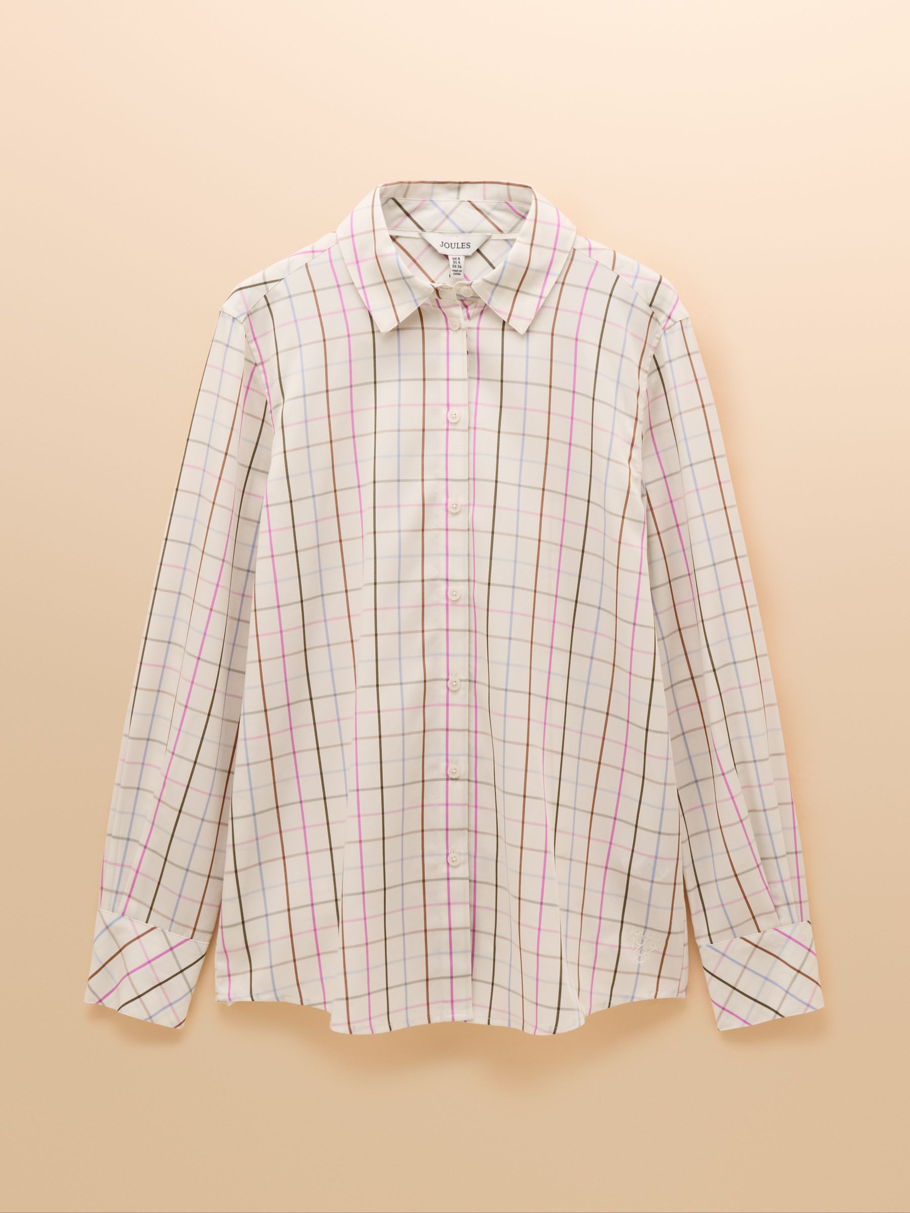 Claudia Multi Tattershall Check Boyfriend Shirt - Image 8 of 8