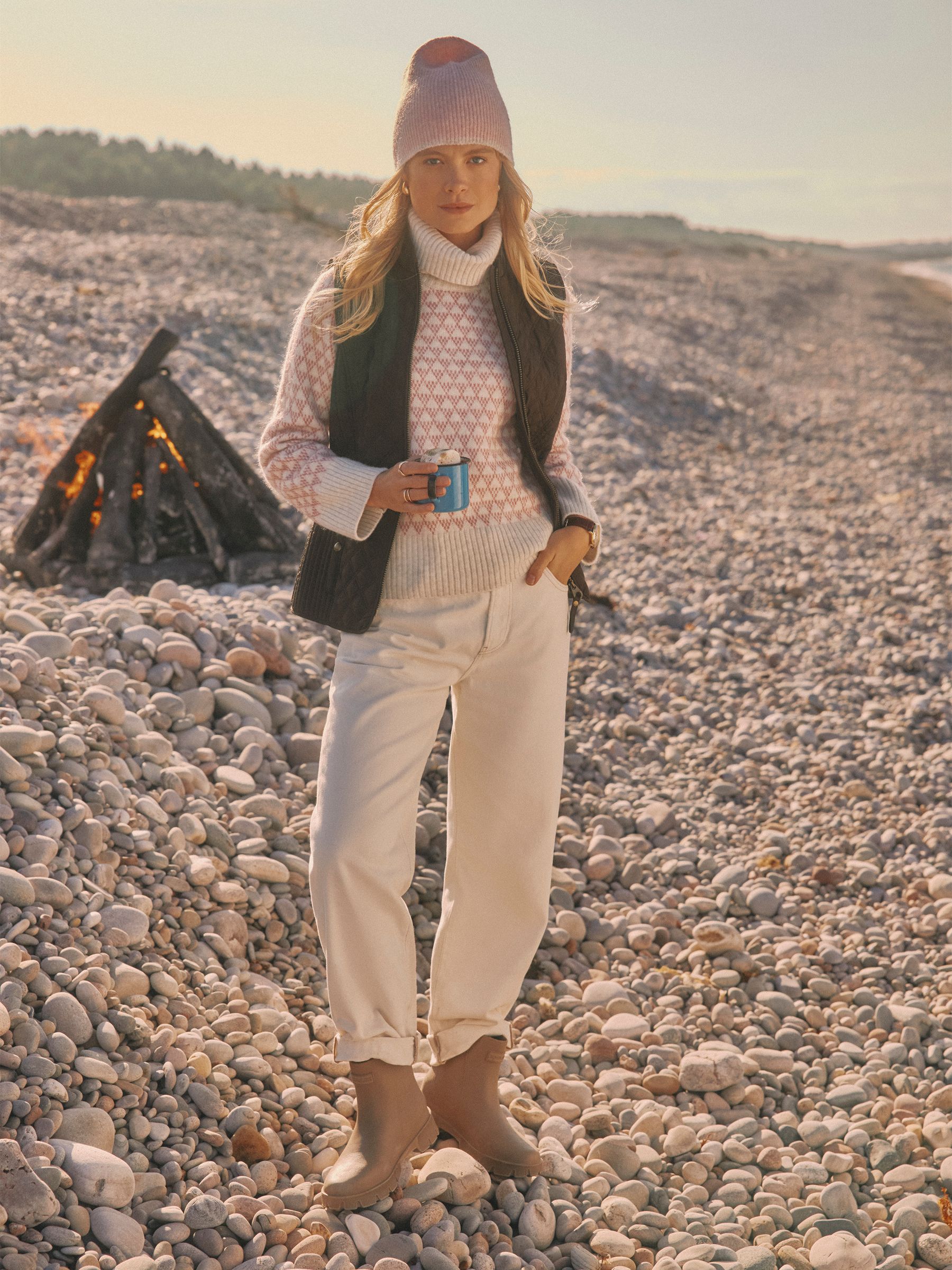 Ecru Relaxed Fit Mid Rise Jeans - Image 2 of 10 Ecru Relaxed Fit Mid Rise Jeans - Image 2 of 10