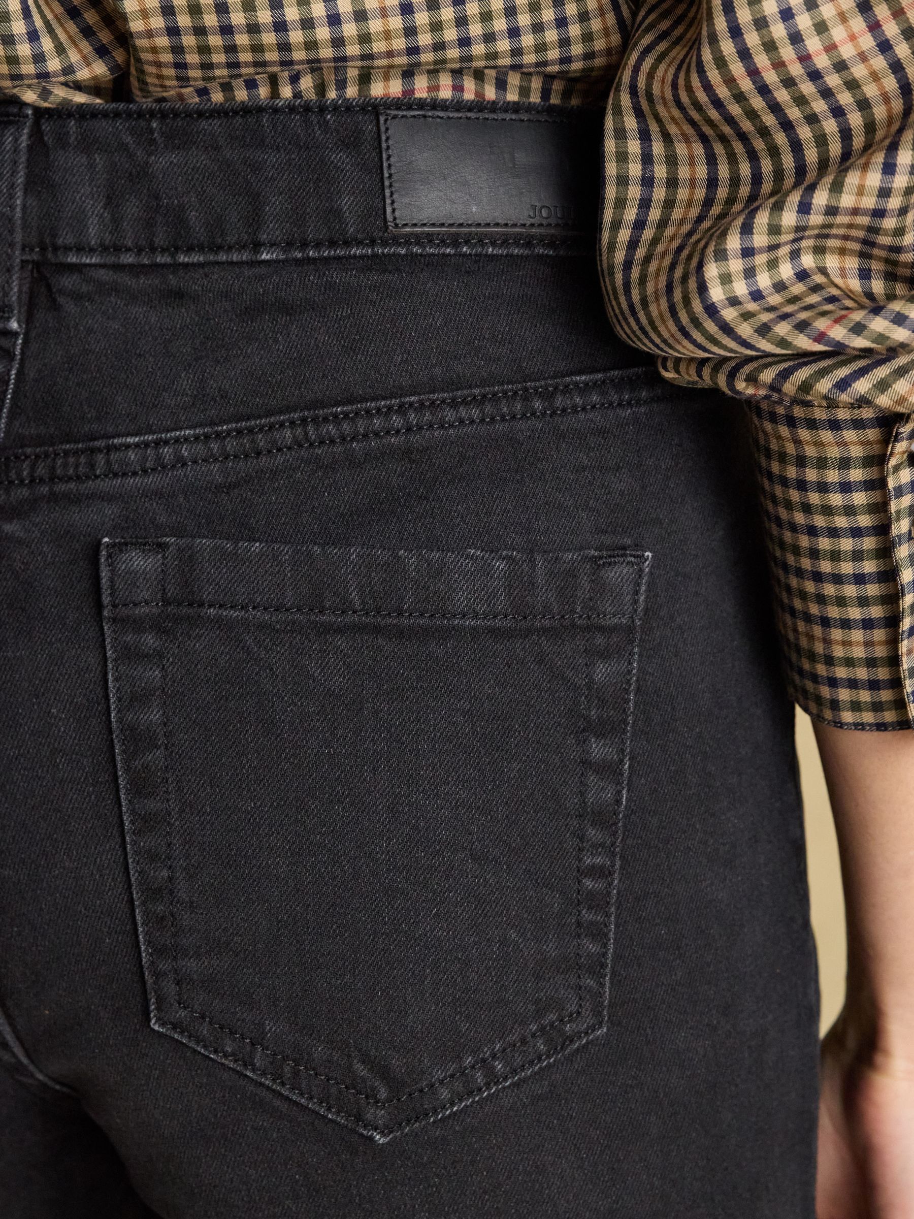 Black Straight Fit Mid Rise Jeans - Image 6 of 8