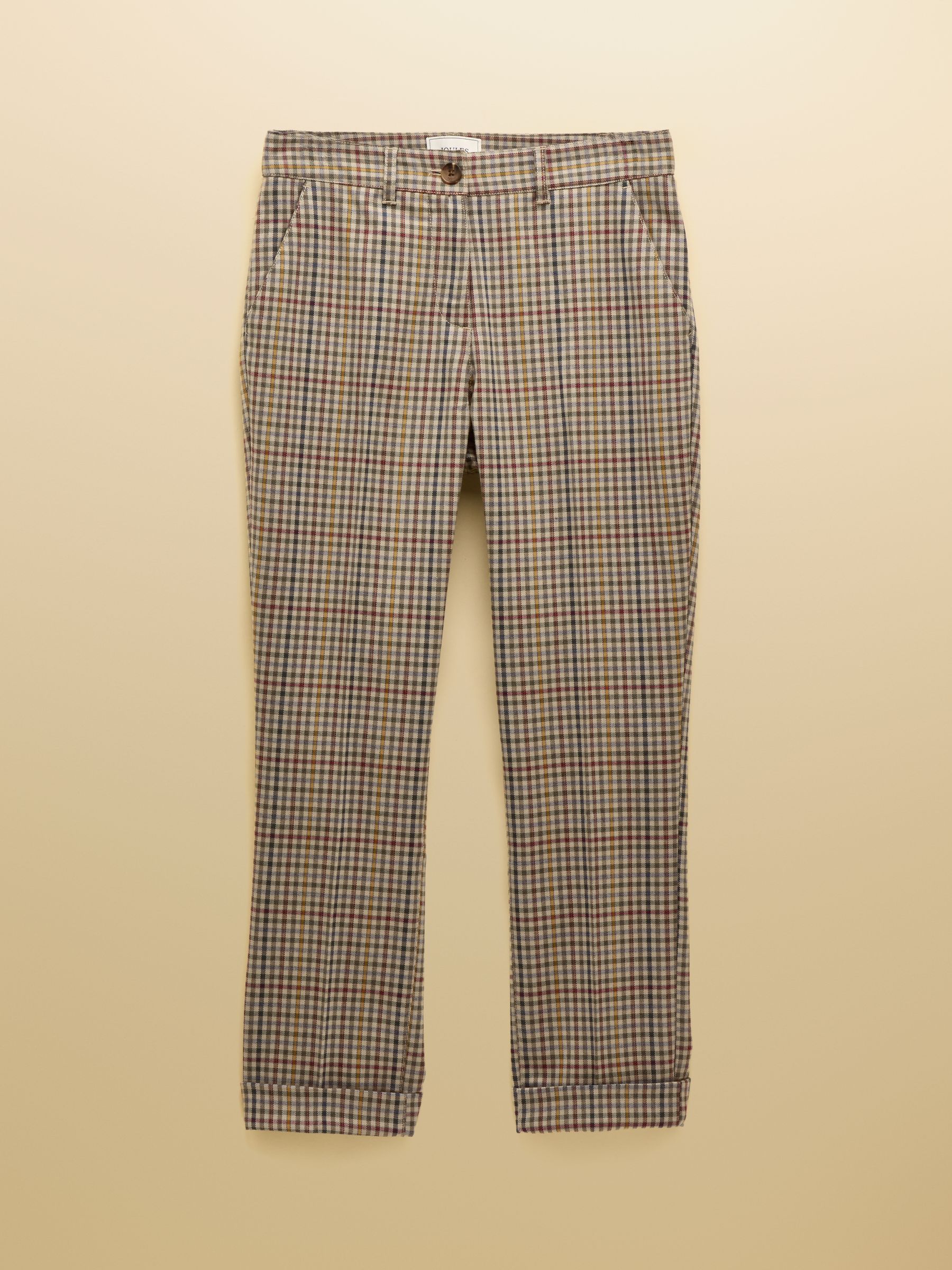 Ada Grey Check Relaxed Trousers - Image 8 of 8