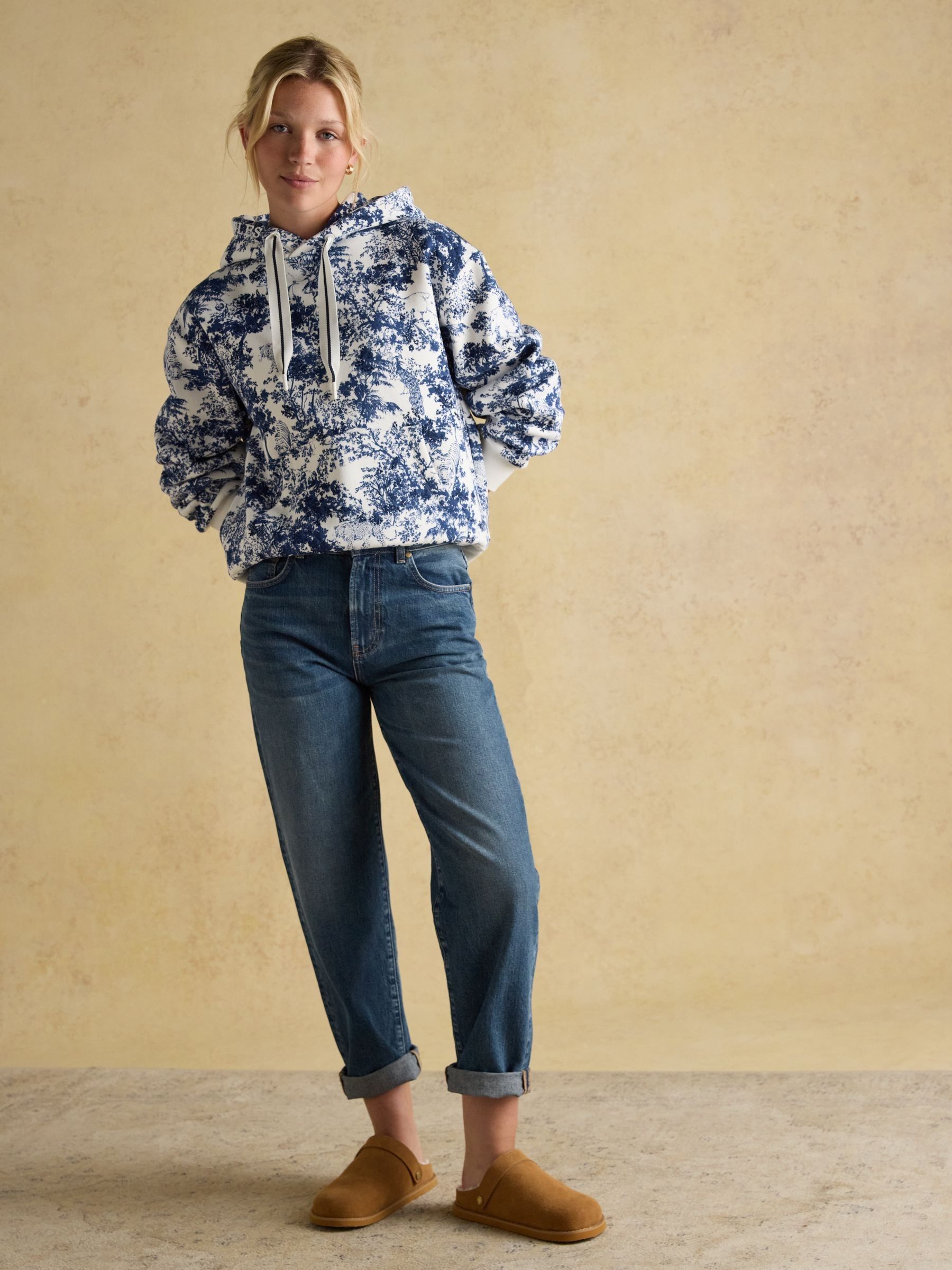 Milbourne Blue & Cream Safari Hoodie - Image 4 of 12