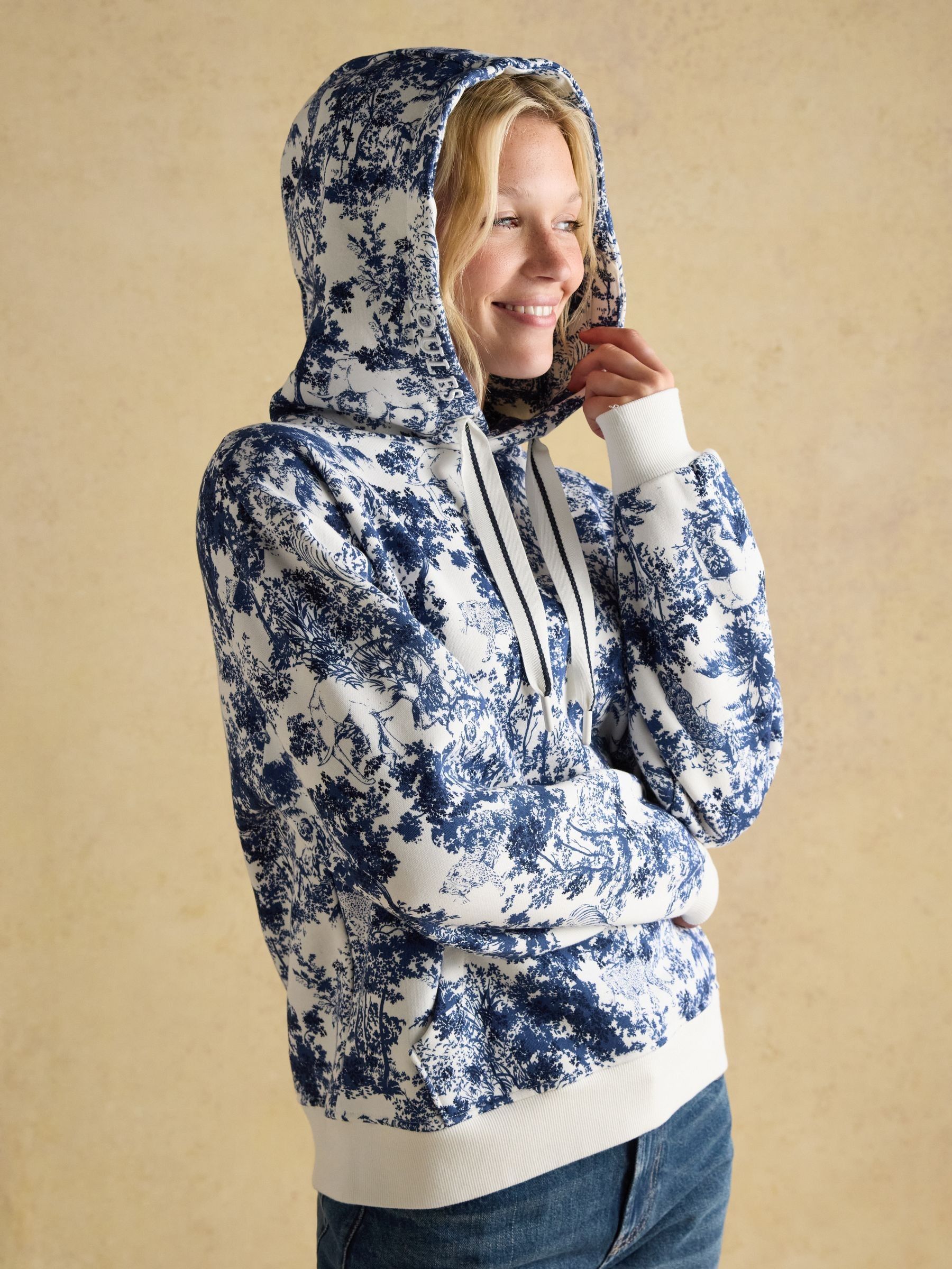 Milbourne Blue & Cream Safari Hoodie - Image 6 of 12