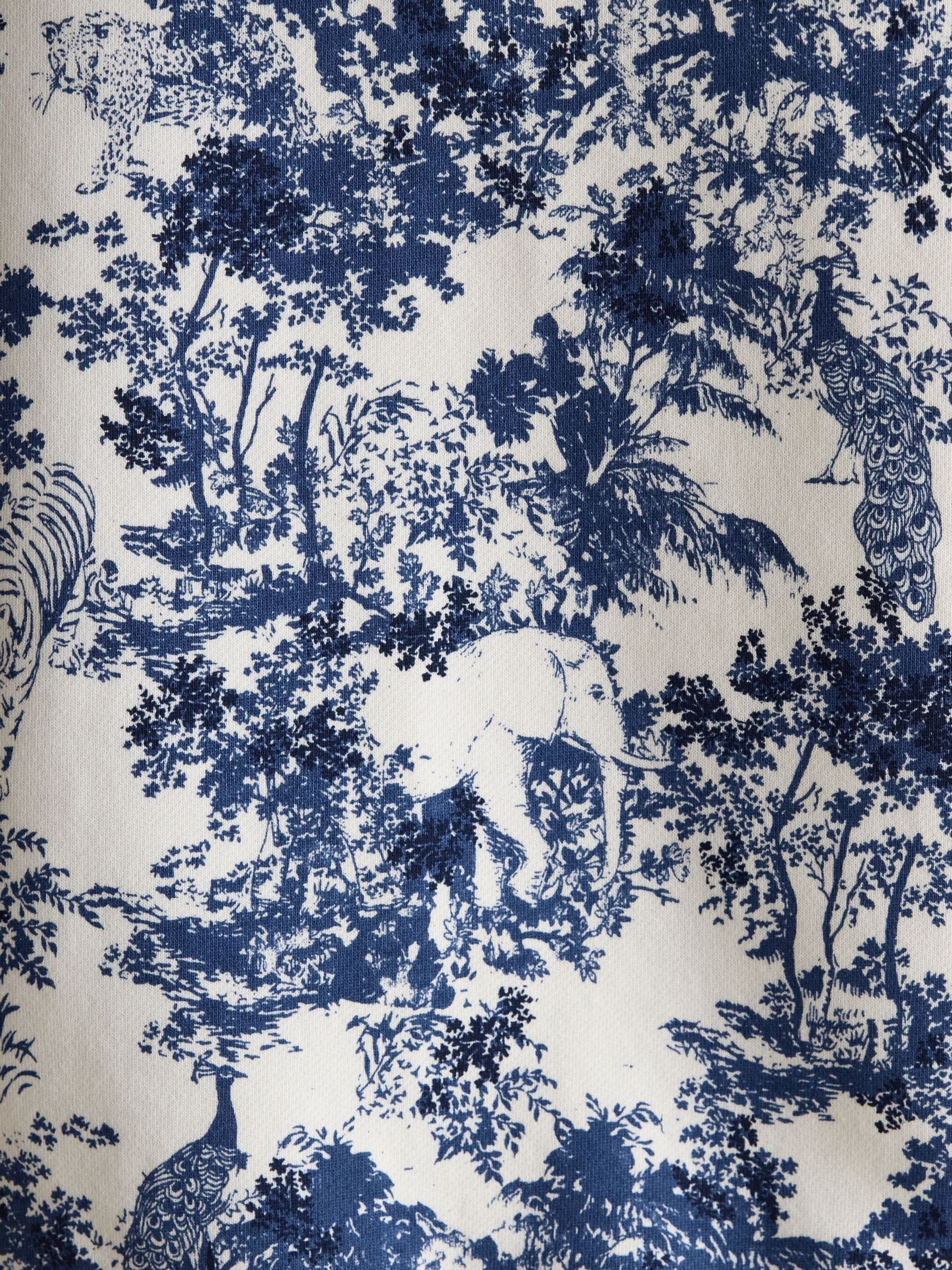 Milbourne Blue & Cream Safari Hoodie - Image 7 of 12